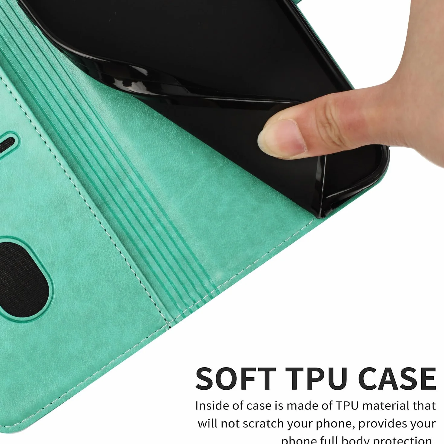 Etui z klapką do iPhone'a 15 Pro Max/15 Pro/15 Plus/15, etui na telefon odporne na wstrząsy z przegródką na karty, zapięciem magnetycznym, portfel ze skóry, czerwony, 15