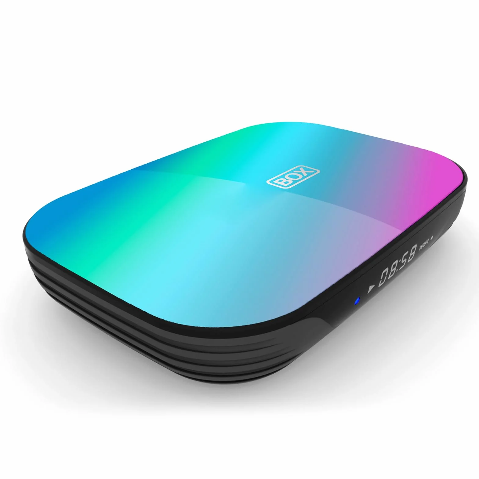 TV, Pudełko, Dekoder 4 GB RAM 8K z Podwójnym Wi-Fi 2.4G 5G Bluetooth, Czterordzeniowy Procesor S905X3 do Domowej Rozrywki (4+32G Norma europejska)