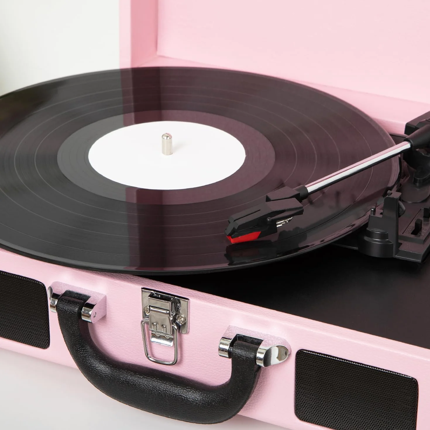 Victrola Journey II (model 2025) – gramofon walizkowy Bluetooth – wbudowane głośniki stereo ze wzmocnionym basem, gramofonem 3-biegowym, wejściem i wyjściem Bluetooth, wyjściami RCA i słuchawkami