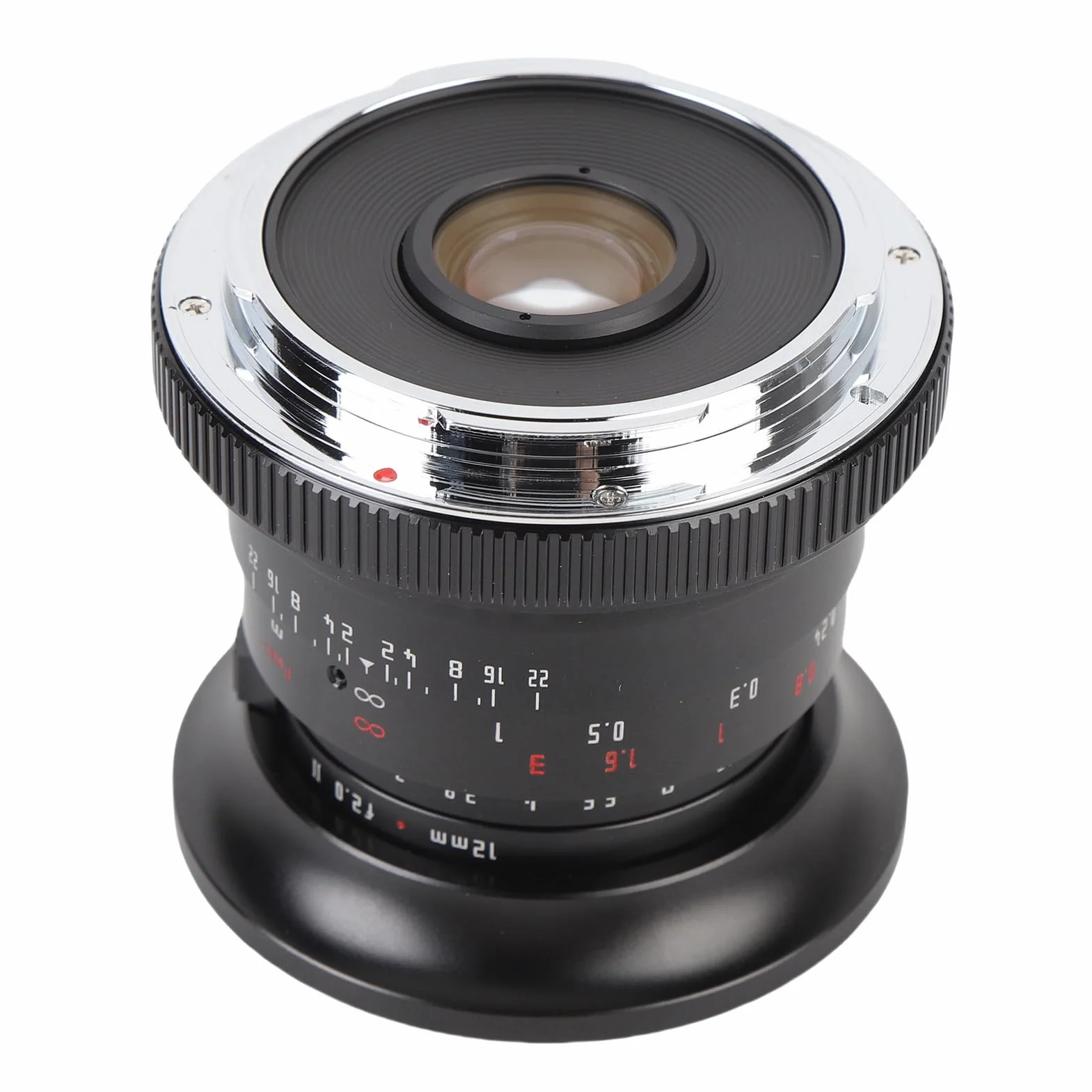 Fabater Obiektyw Stałoogniskowy 12 Mm F2.0 Z ręczną regulacją Ostrości, Obiektyw Portretowy Z Mocowaniem APS C Z do Aparatów Z50 ZFC Z30 Z6I Z7II, Szerokokątny Obiektyw Stałoogniskowy Z (BLACK)