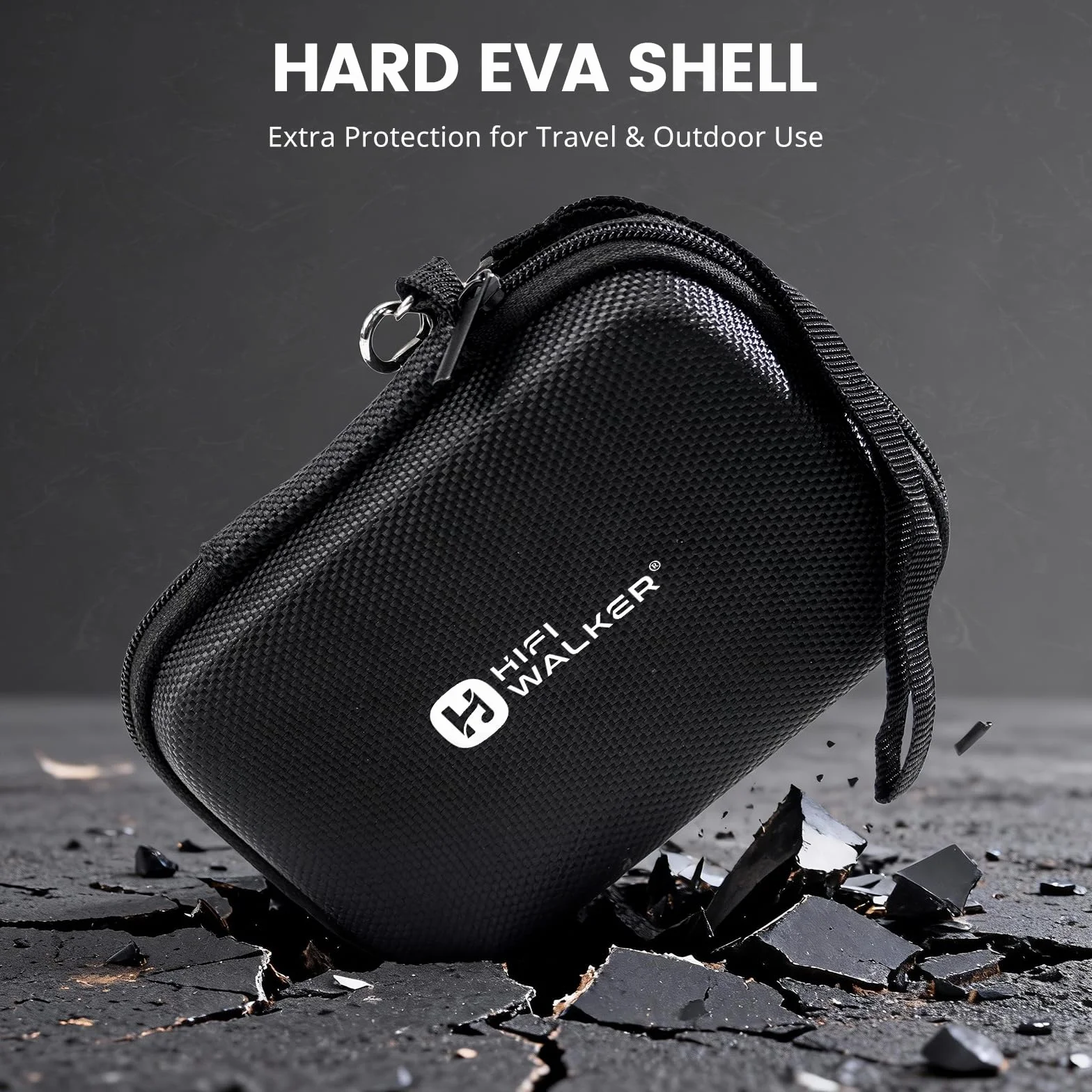 Etui ochronne do odtwarzacza MP3, kompatybilne z HIFI WALKER H2, H2 Touch i G7, przenośne twarde etui EVA na słuchawki, kabel USB i karty pamięci, tylko kieszeń