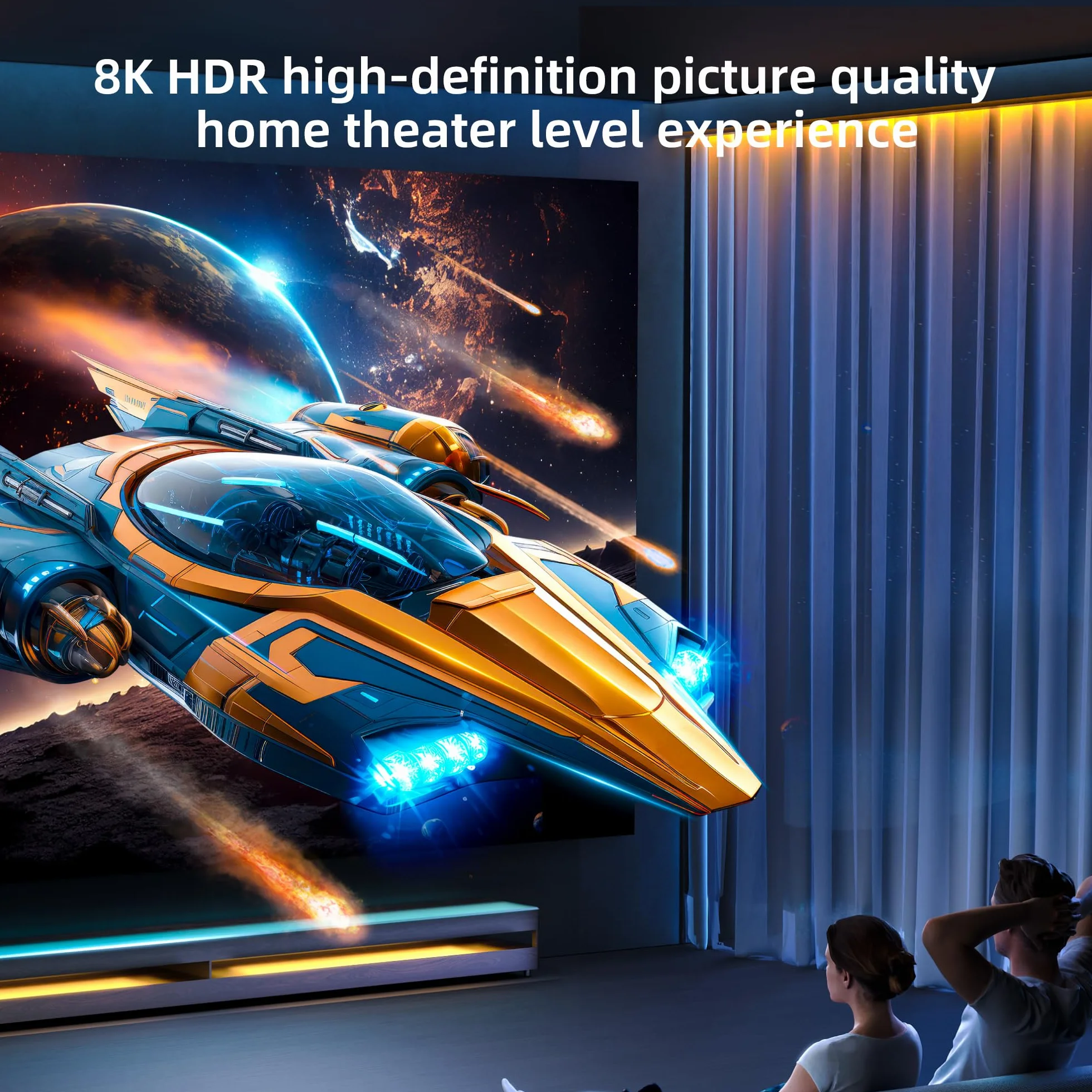 Adapter HDMI na DisplayPort 8K@60Hz, 4K@144Hz / 2K@240Hz, 1,5 m – Konwerter HDMI 2.1 na DP 1.4 do monitorów gamingowych – Aktywny kabel HDMI na DisplayPort do PS5, Xbox i komputerów gamingowych