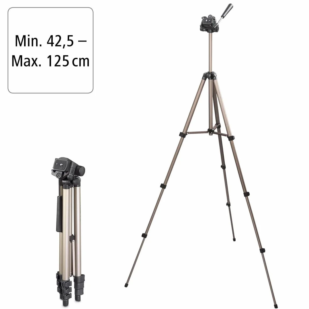 Hama Statyw do aparatu i kamery Star 75 (głowica obrotowa, 42,5-125 cm, tripod, 3 nogi, aluminium) beżowy
