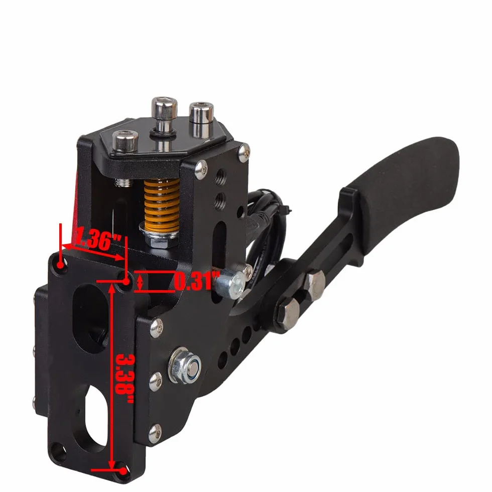 16-bitowe hamulce ręczne USB do gier wyścigowych, kompatybilne z Logitech G27 G29 Simulate Linear Brake – wysokość 30 cm (tylko system PC)