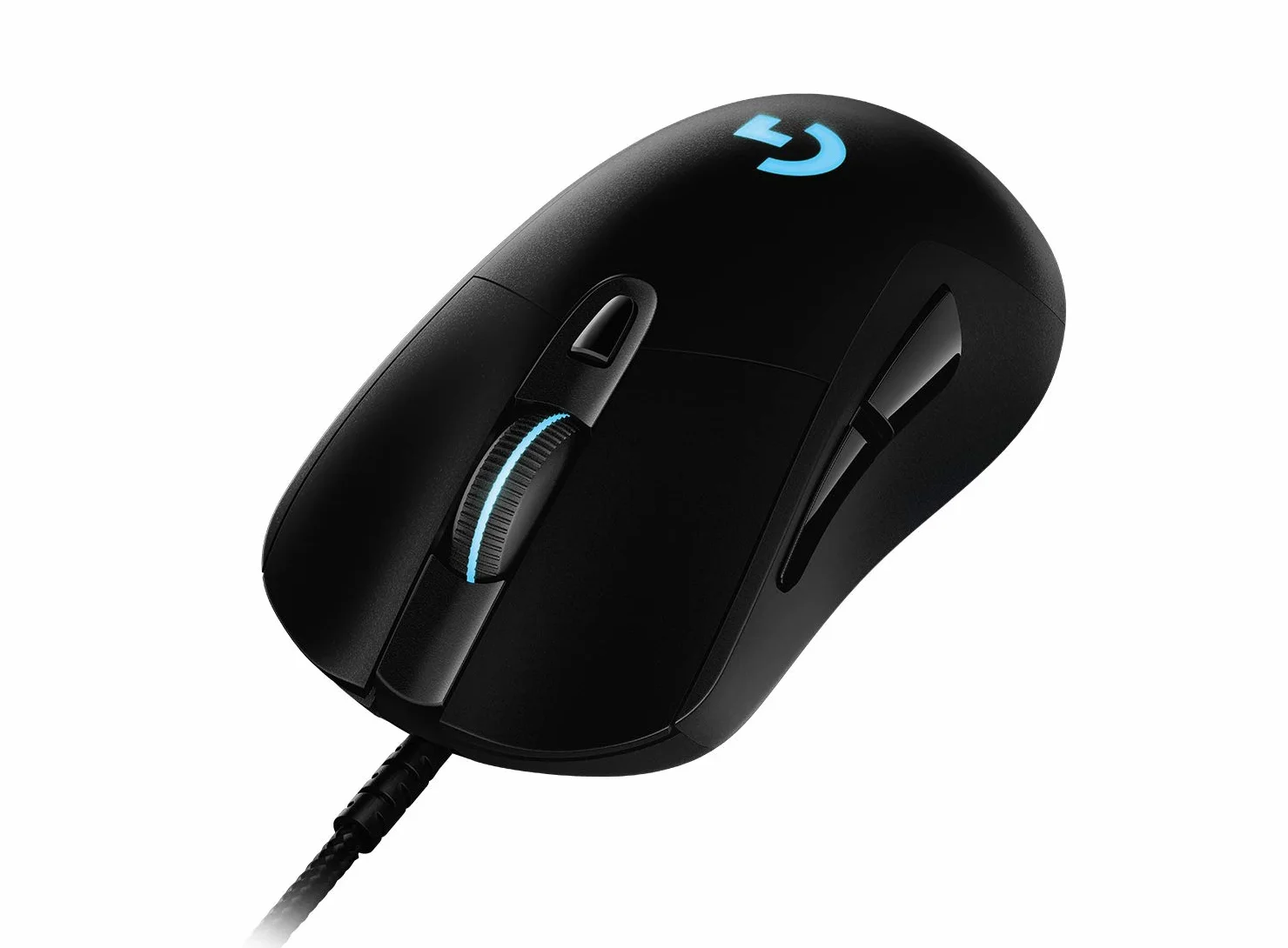 Logitech G403 HERO 25K, mysz do gier, uchwyt HERO 25K, 25,600 DPI, regulowana waga, 6 programowalnych przycisków, wbudowana pamięć, kompatybilny z PC/Mac - czarny