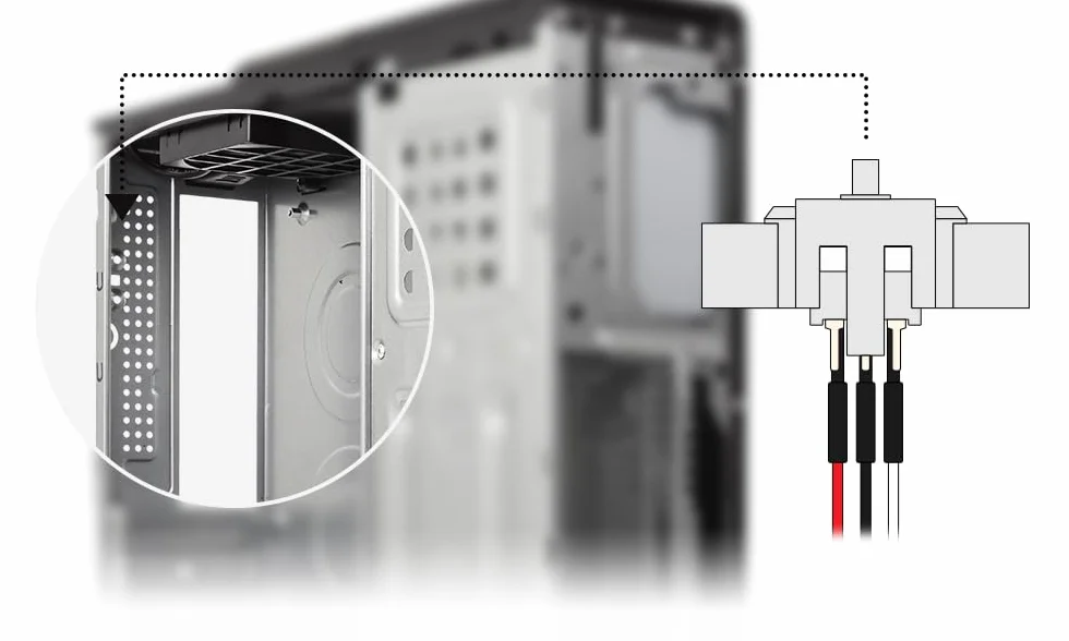 UNYKAch Obudowa komputera Micro ATX UK3001 Black PC Box Łączność: 2 x 2.0 USB Y 2 X 3.0. Obsługa czcionek formatu TFX.