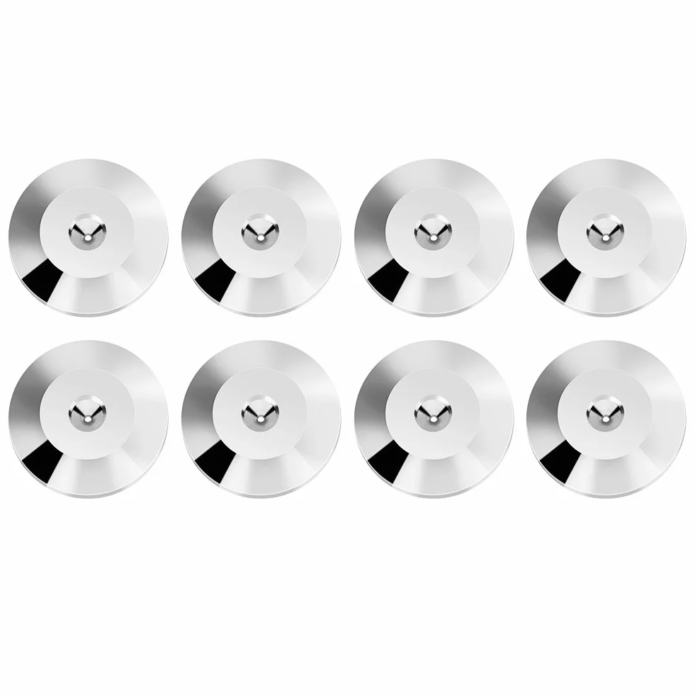 Nóżki Głośnikowe 8 szt. 25 X 4 Mm Uniwersalna Miedziana Podstawa Amortyzująca Podkładki Izolacyjne do Głośników Kolce Podkładka Izolacyjna Zestaw Stojaków Mata Podłogowa Pistolet
