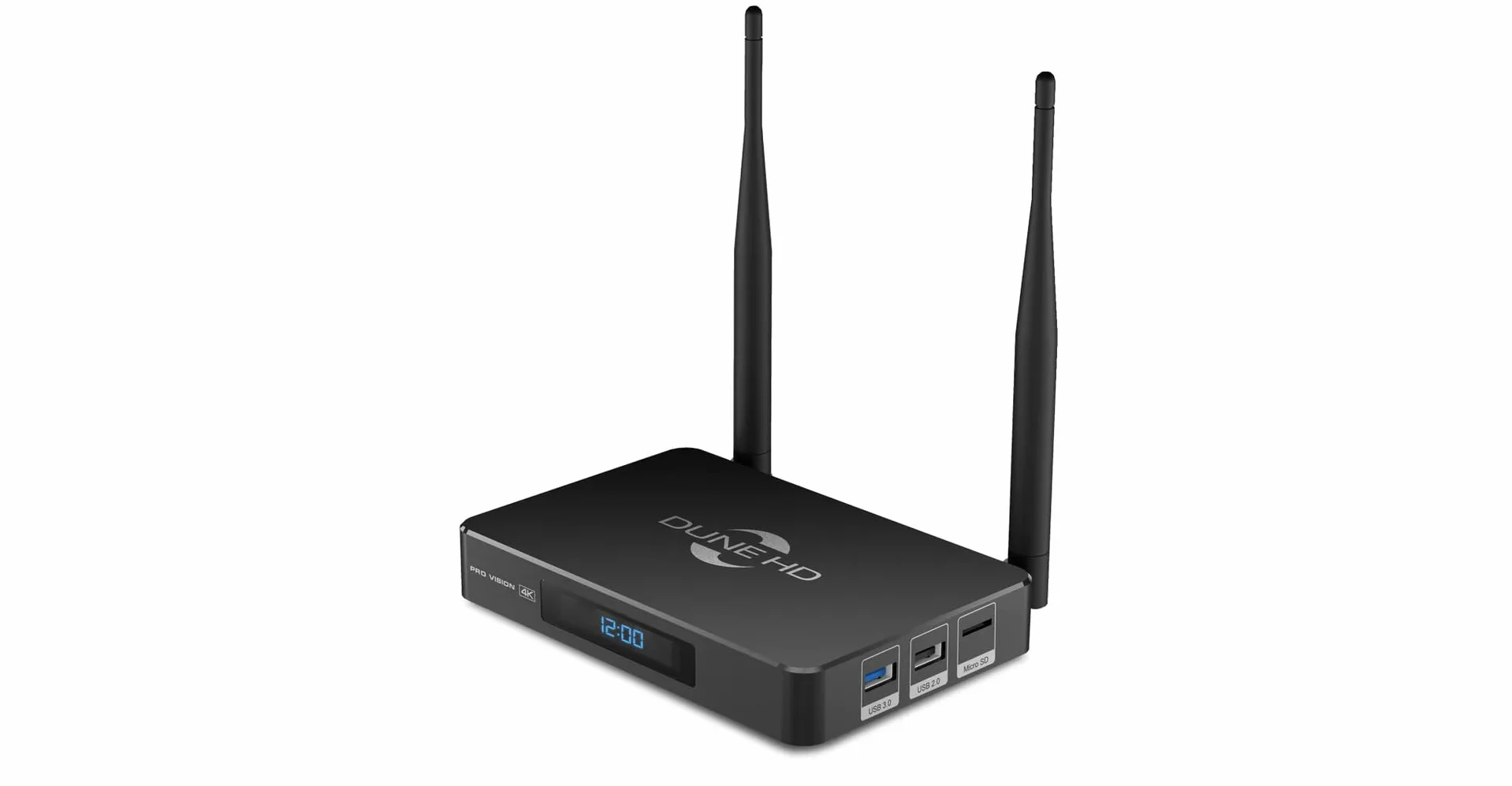 Dune HD Pro Vision 4K, Odtwarzacz multimedialny, Android Box, Dolb Visio, Atmo, S905X4-J, HD-Audio, HDMI, 2.1, BT 5, WiFi, 1Gbit, USB 3.0, 4GB / 64GB, Optical S/PDIF, 4Kp60, 1080p, AV1