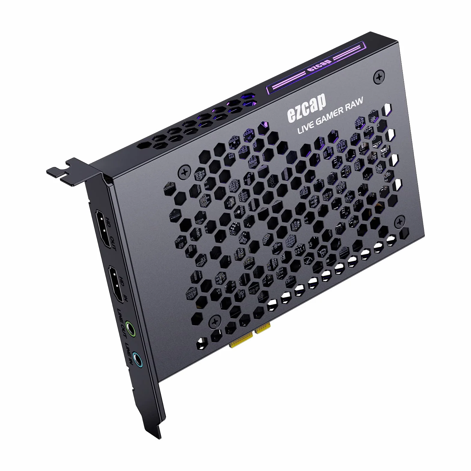 Ezcap324B Live Gamer Karta Przechwytująca Gry Wideo Raw PCIE 4K do Systemów Gier, Nagrywanie 1080p120, Format Wideo RGB, Udostępnianie Online, Zdalne Nauczanie, Rejestracja Sprzętu Medycznego
