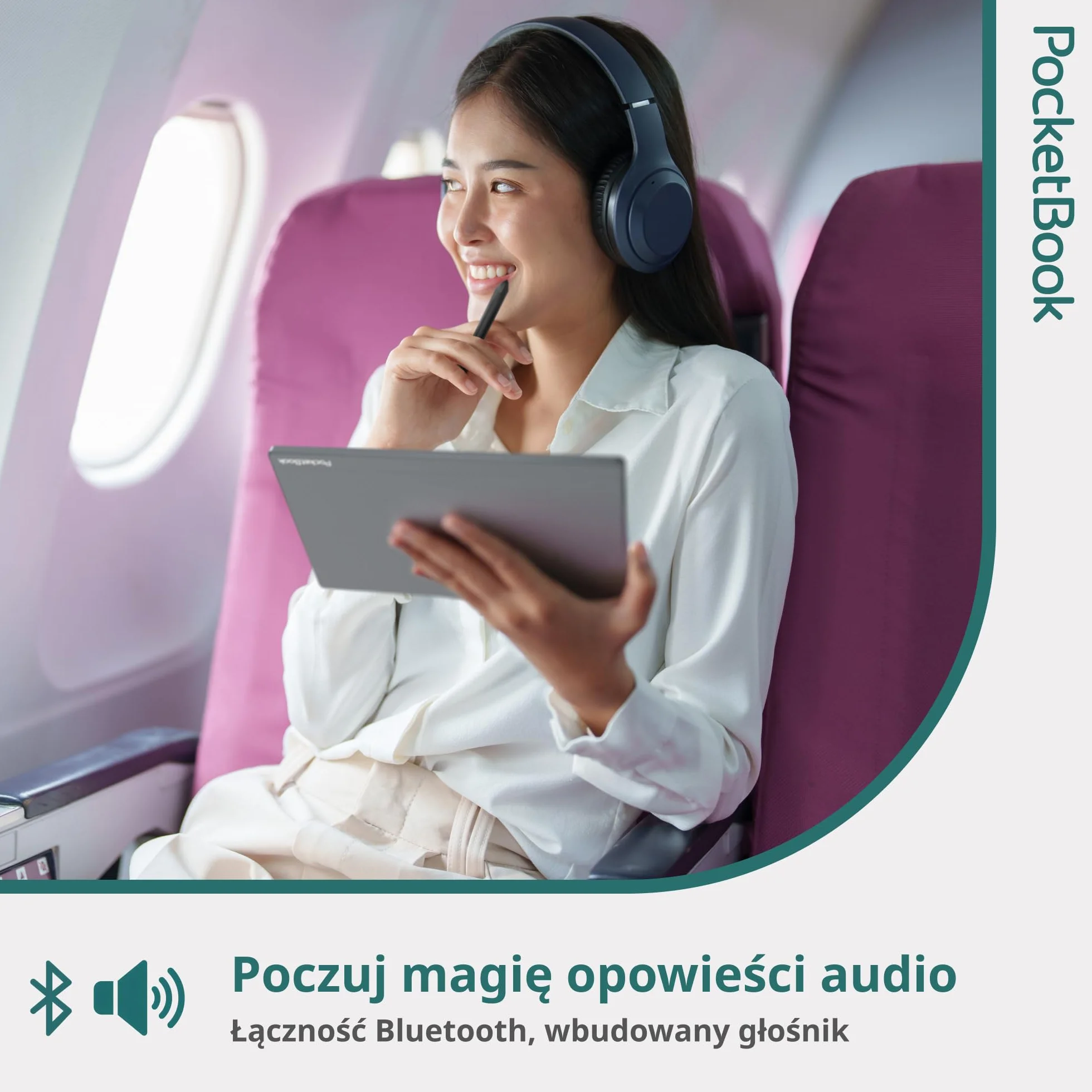 PocketBook Color Note z Rysikiem Wacom - Tablet E Ink - 10,3-Calowy Kolorowy Ekran Kaleido 3 - Cyfrowy Notatnik i Czytnik eBooków - 32 GB - WiFi i Bluetooth - Przyjazny dla Oczu