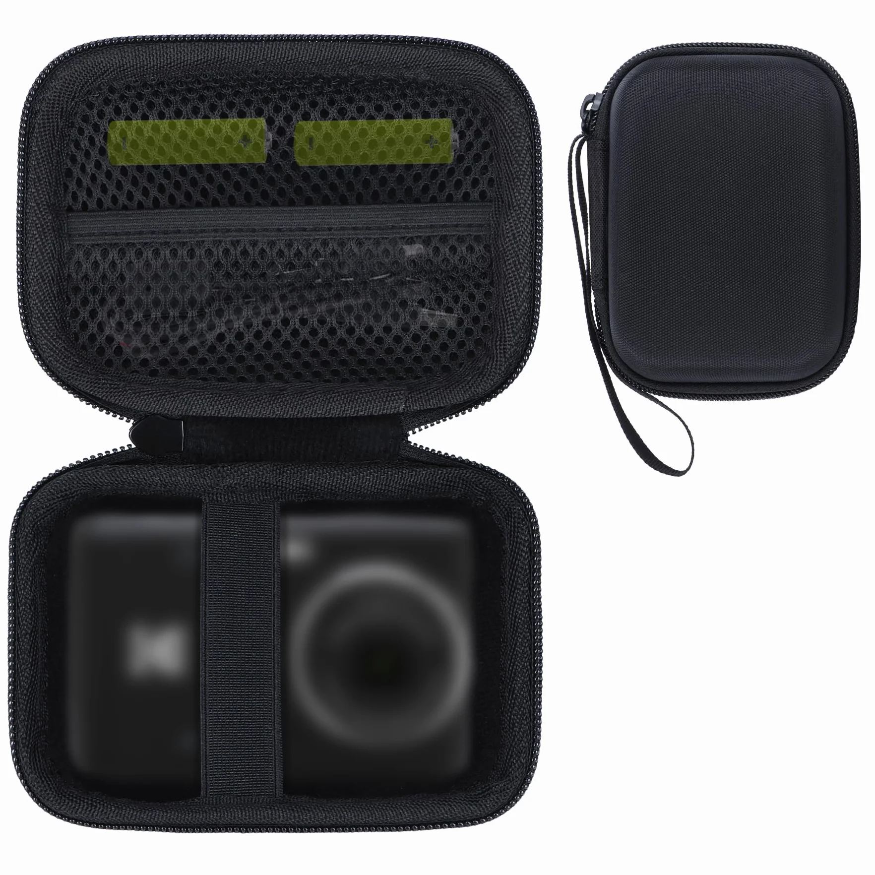 Twarde etui kompatybilne z kompaktowym aparatem Kodak Pixpro FZ55 / FZ45 / FZ53 / FZ43 / FZ41, Czarny, Klein bis Mittelgroß, Etui