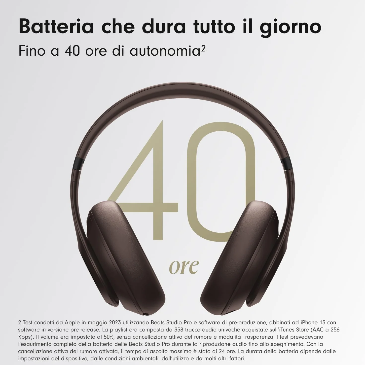 Beats Studio Pro - Bezprzewodowe słuchawki z Bluetooth i redukcją szumów - niestandardowy dźwięk przestrzenny, dźwięk USB-C w formacie Lossless, kompatybilność z Apple i Androidem - Mocha