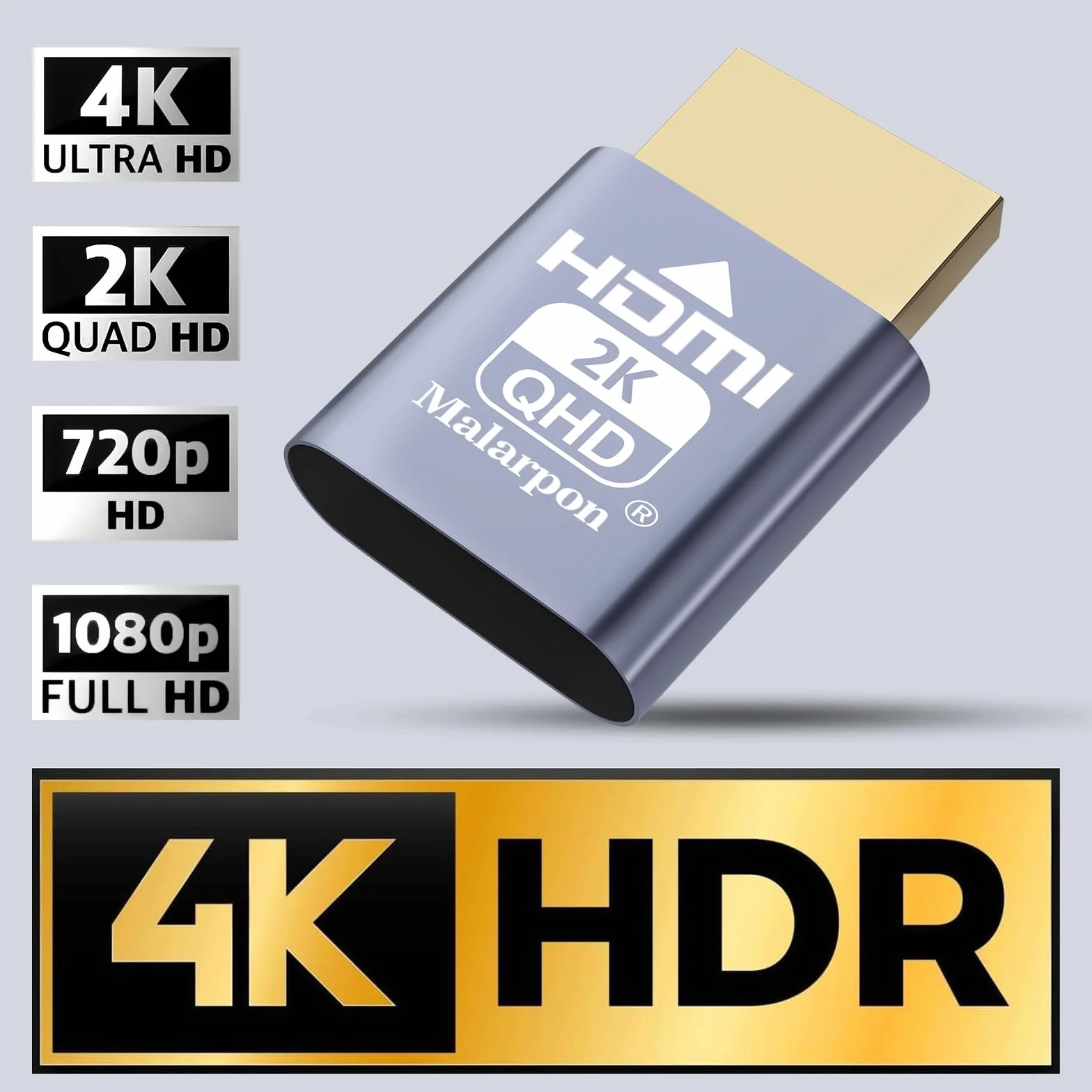HDMI Dummy Plug Fit-Headless Display Emulator DDC EDID Headless Ghos z Windows Mac OSX Linux Świetny do przyspieszenia grafiki 1920 x 1080 przy 60 Hz 6P