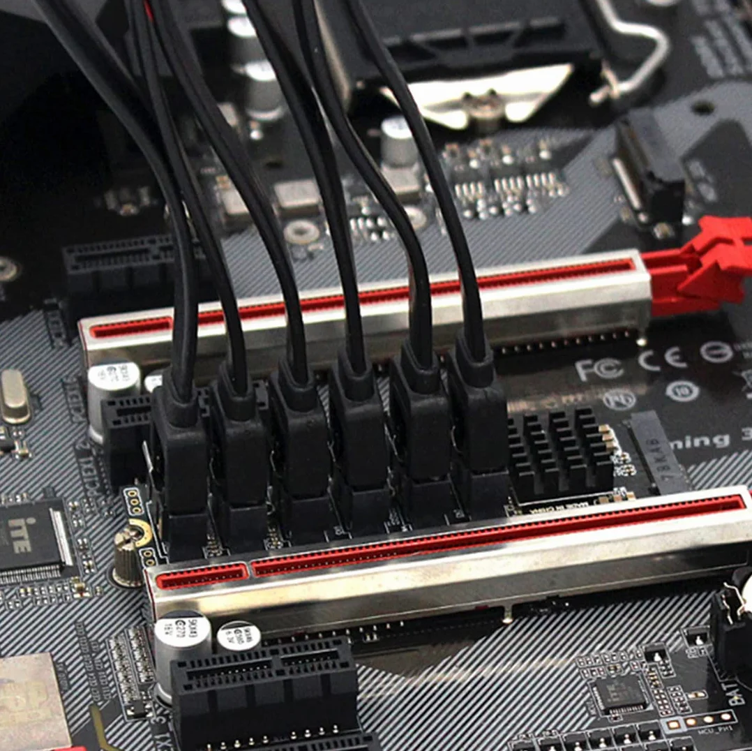 Namvo M2 NGFF NVME M-Key PCI Express na SATA 3.0 6 Gb/s 6 portów adapter konwerter dysk twardy karta rozszerzeń