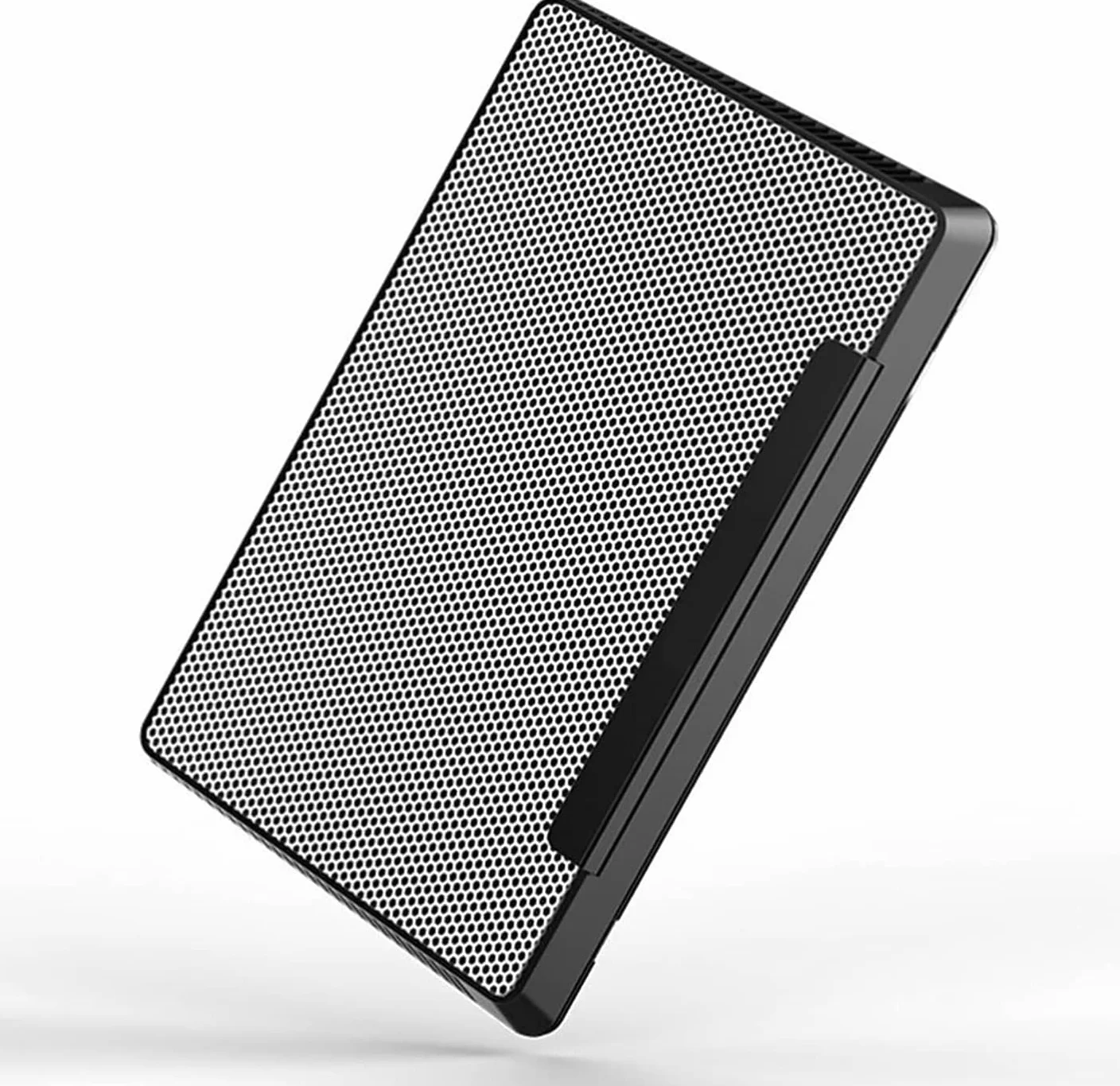 Chłodziarka Laptopa Chłodziarka Do Laptopa Chłodnica USB Podstawa Notebooka Regulowana Podkładka Chłodząca Z 6 Wentylatorami Aluminiowy Stojak Na Podstawkę Chłodzącą Stojak(Black)