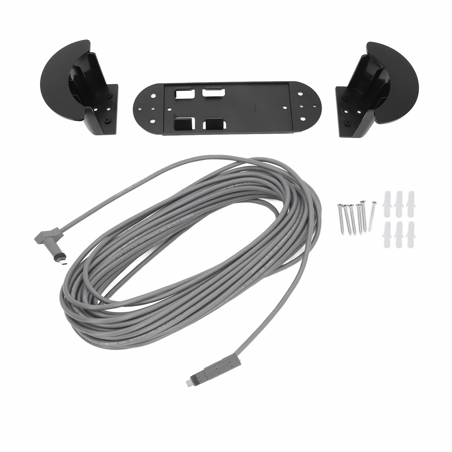 Hamwesh Kabel 150FT, Nieprzerwane Połączenie Oszczędność Miejsca Łatwa Instalacja Kabel Zamienny, Ethernet ze Wspornikiem Montażowym do Pojazdów Kempingowych V2, SUV-ów, Jachtów (o