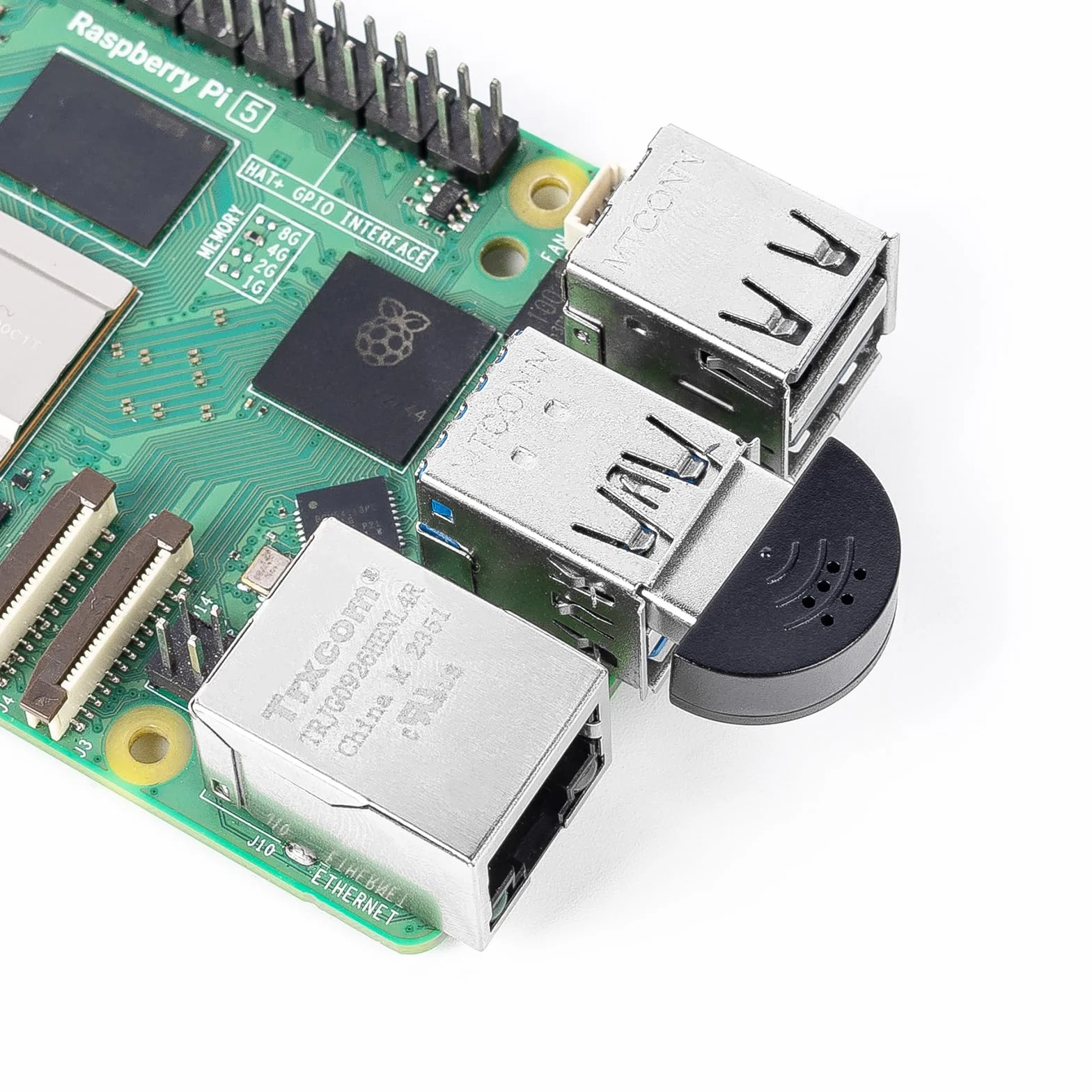 SunFounder Mini mikrofon USB 2.0 do Raspberry Pi 4 Model B, moduł 3B+, 3B 2 moduły B i RPi 1 model B+/B laptop komputery stacjonarne Skype oprogramowanie do rozpoznawania głosu VOIP