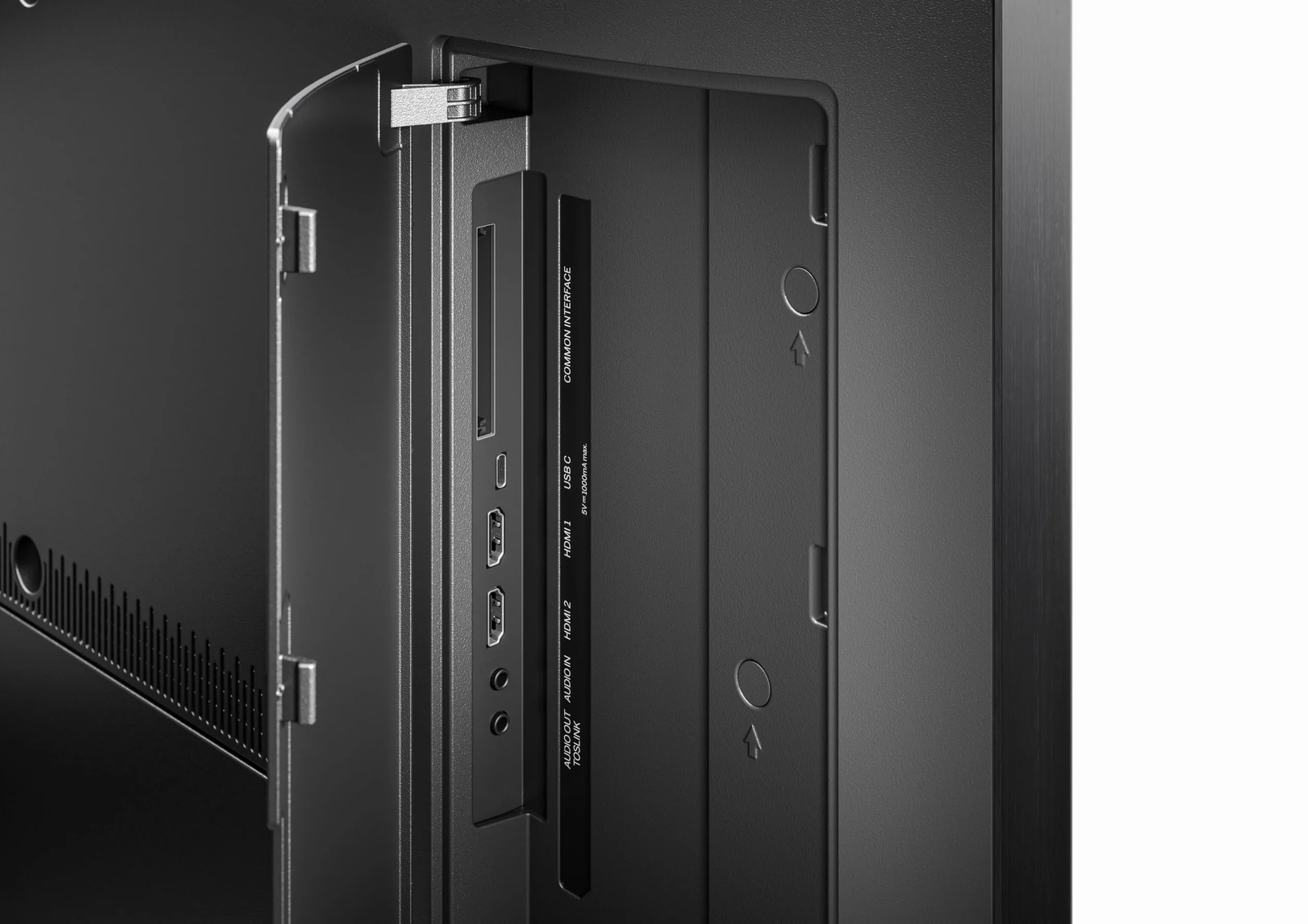 Telewizor LOEWE We. SEE 42 cale OLED, dwa kanały, Smart TV (Dolby Vision, 60 W Dolby Atmos, HDMI 2.1 120 Hz VRR, Apple AirPlay, Matter, pilot Bluetooth, wyjątkowo płaska konstrukcja monitora)