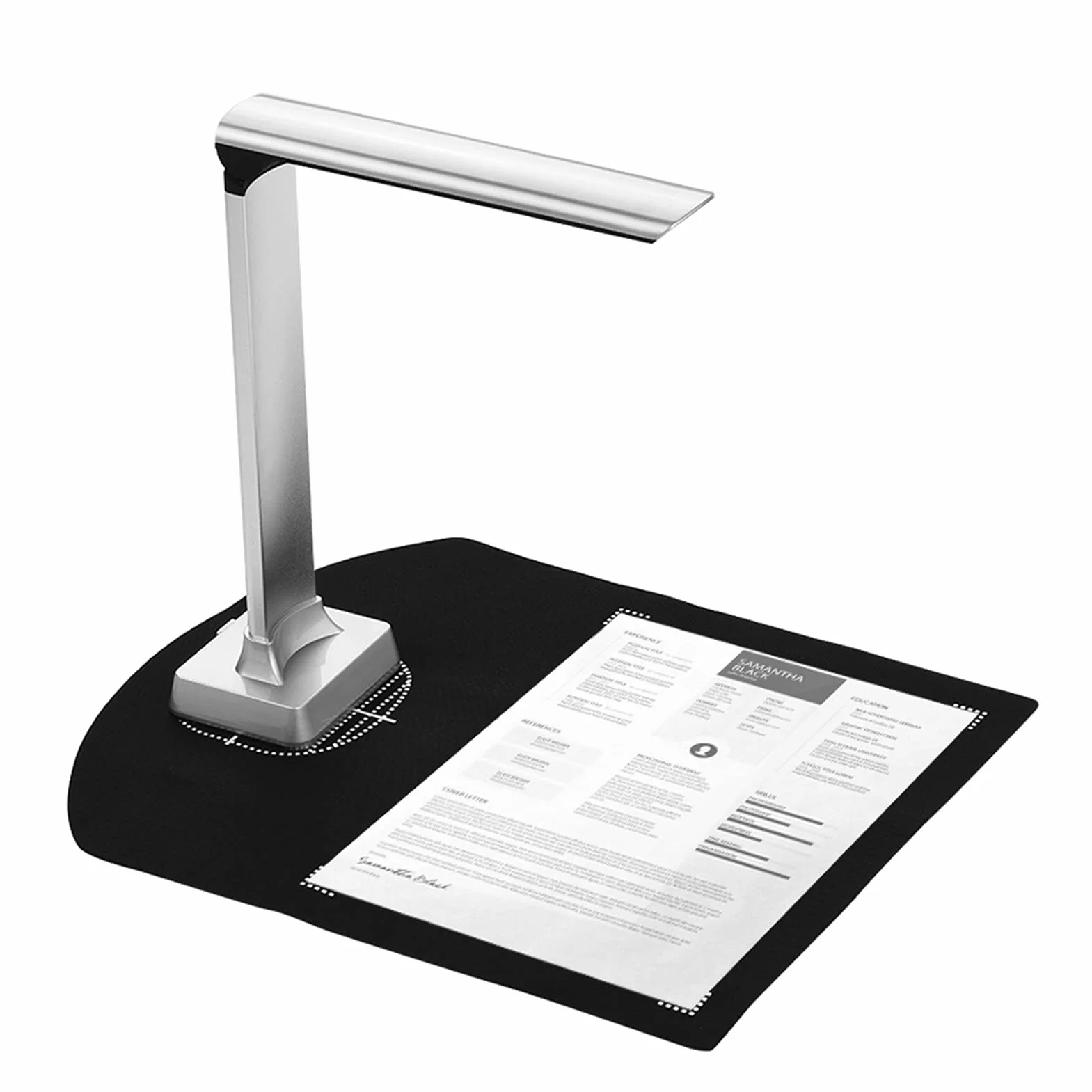 BK32 składany skaner dokumentów HD High Speed USB 15 megapikseli, format skanowania A4, ze światłem LED, do klasy, biura, biblioteki, banku, dla