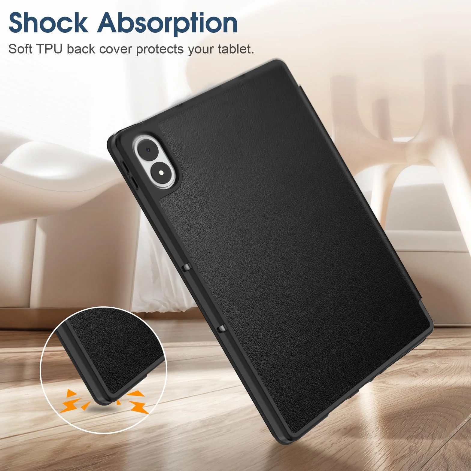 Fintie Etui Ochronne do Redmi Pad 2 Pro 12,1" 2025 z Uchwytem na Długopis TPU