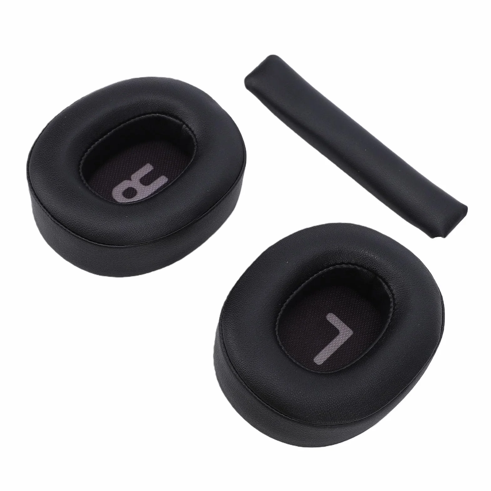 CCYLEZ Wymienne Nauszniki do Słuchawek, Poduszki Nauszne Nauszniki do Tune 710BT 720BT 770NC ze skórą proteinową i gąbką z Pianki Memory Comfort Fit (BLACK)