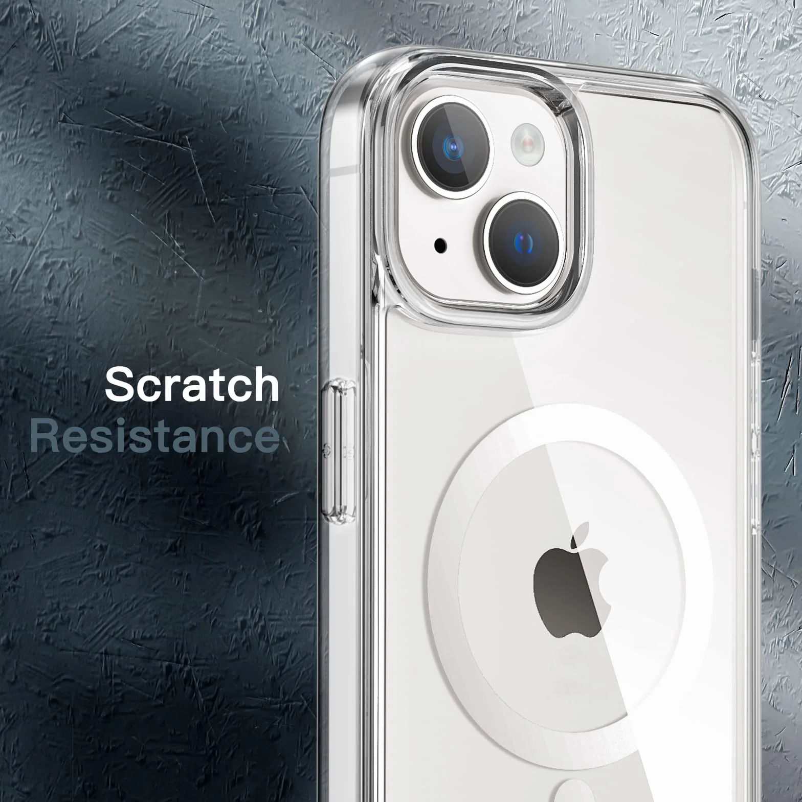 JETech Magnetyczna Etui dla iPhone 14 6,1 Cala Kompatybilny z MagSafe Bezprzewodowy Ładowanie, Odporny Wstrząsy Phone Bumper Case, Przezroczysty Tył, Odporny na Zarysowania (Przezroczyste)
