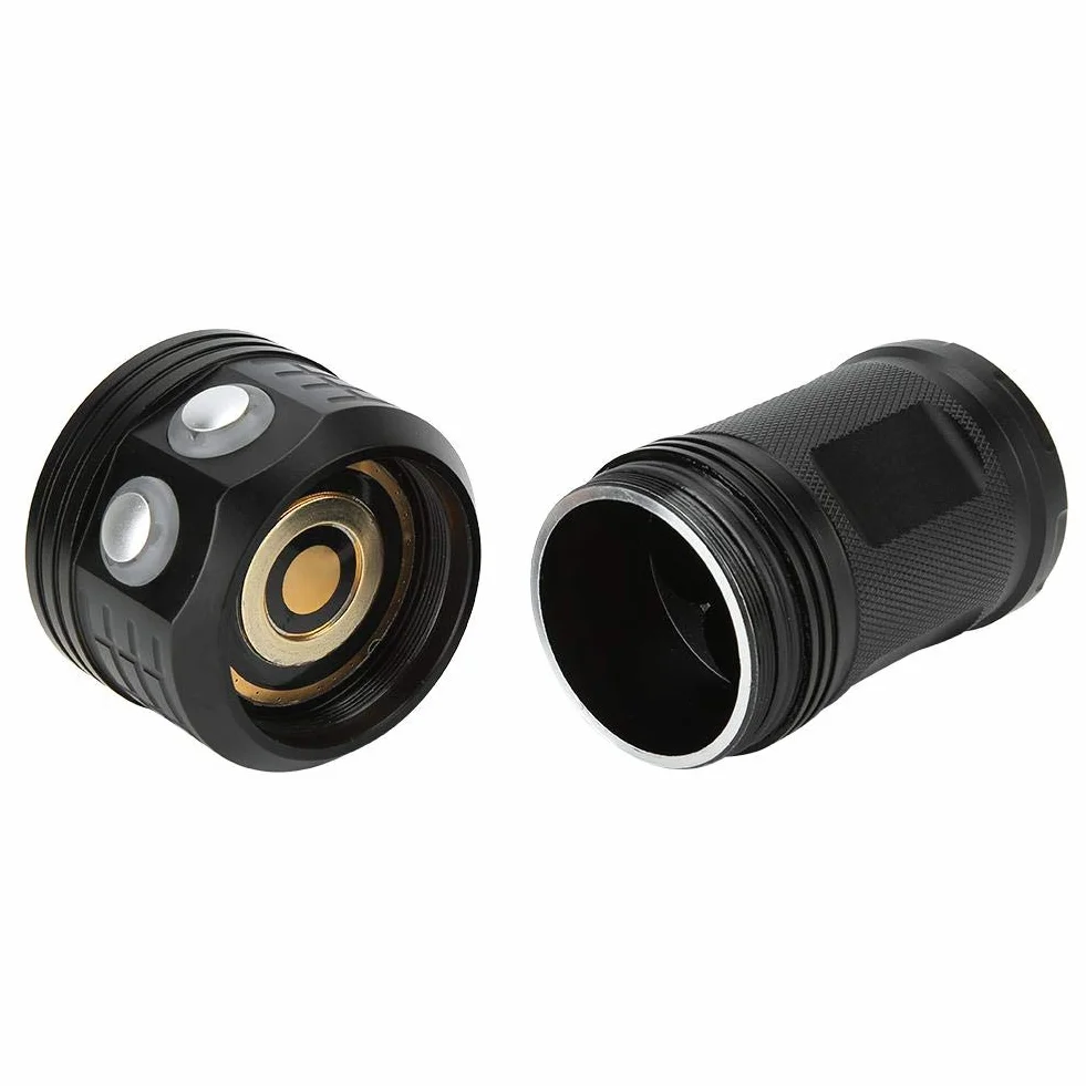 Qinlorgo Underwater Lights QX3 10800LM wodoszczelna latarka LED COB Underwater 80 m fotografia wideo Diving Fill Light Torch (czarna)