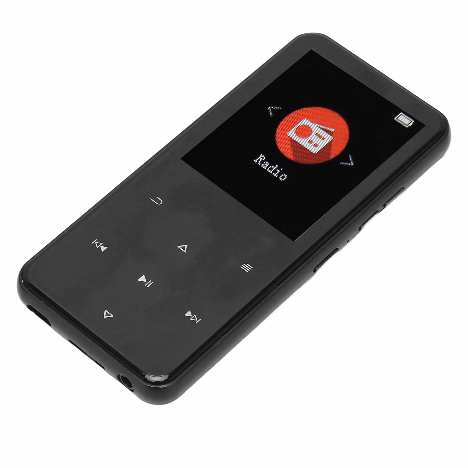 Odtwarzacz Muzyczny, Redukcja Szumów Gniazdo Wyjścia Liniowego Stereo 3,5 Mm Odtwarzacz Muzyczny MP3 Szybkie Nadawanie Radio FM 2,4-calowy Ekran TFT Układ Dekodujący DAC na Co