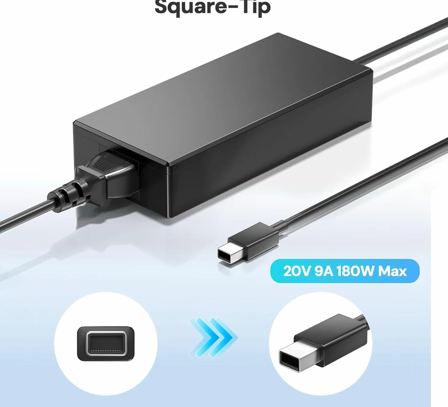Ładowarka 180 W pasuje do laptopa gamingowego Asus Rog Zephyrus G14 (2024), GA403 GA403UI GA403UV GA403UU, zasilacz sieciowy 20 V 9 A ADP-180TB K, zasilacz A22-180P1A