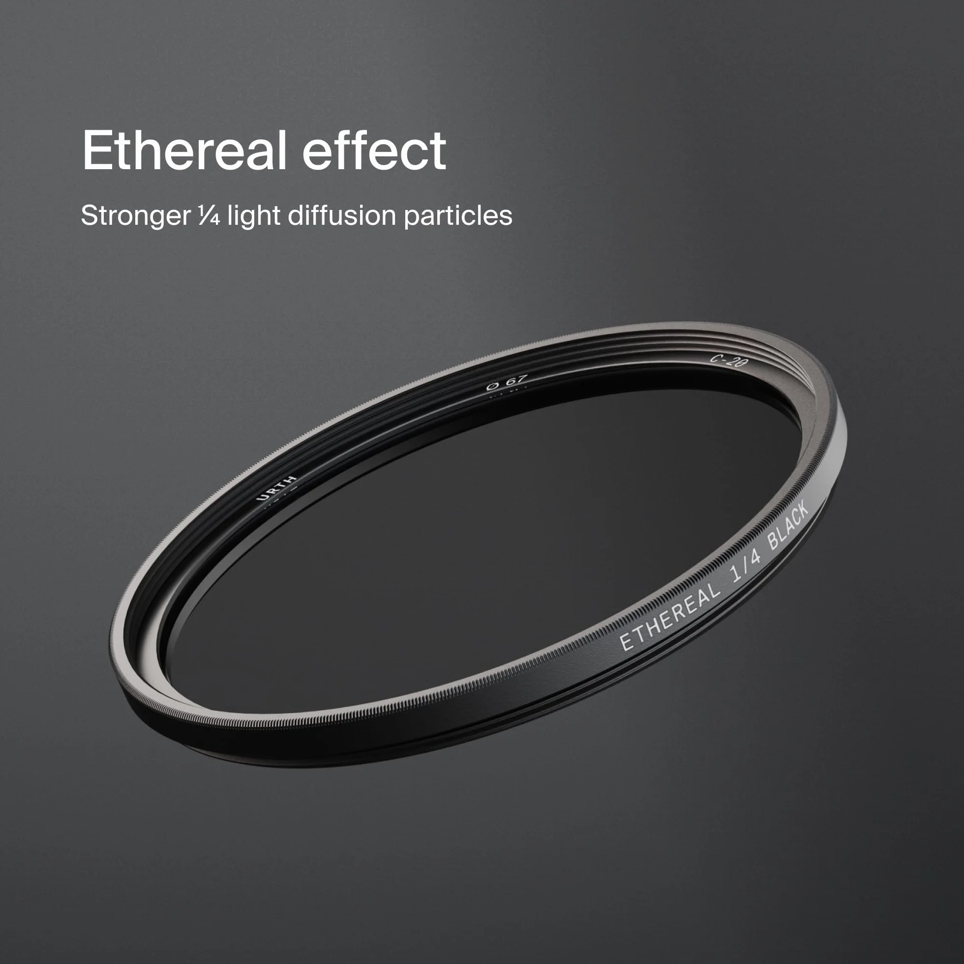 Urth 39mm Filtr dyfuzyjny Ethereal Black Mist ¼ do obiektywu (Plus)