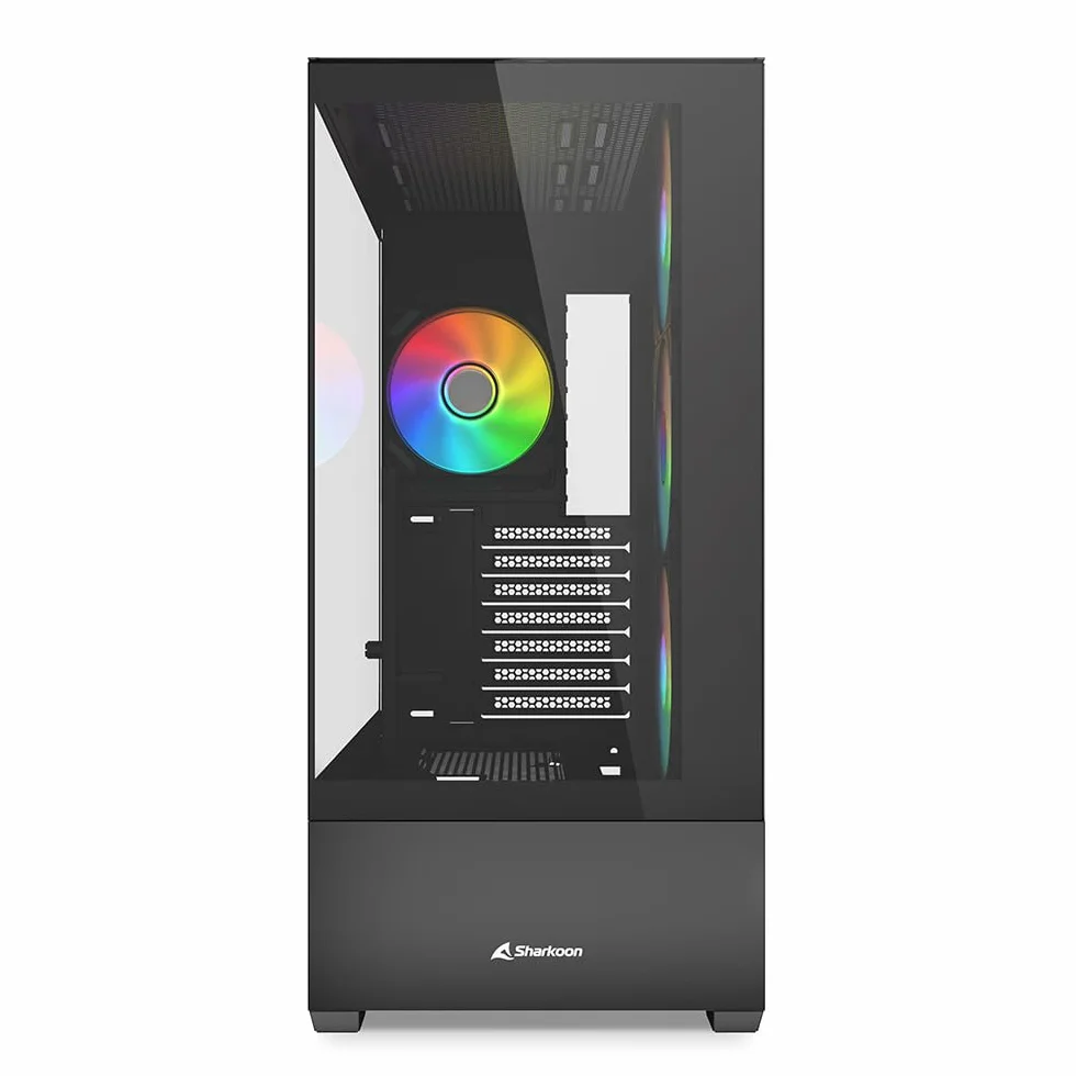 Sharkoon AK6 obudowa RGB PC, ATX, czarna
