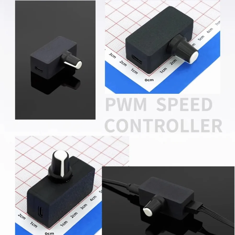 PWM regulator prędkości 4-pin USB C wentylatora DIY chłodzenie wodne