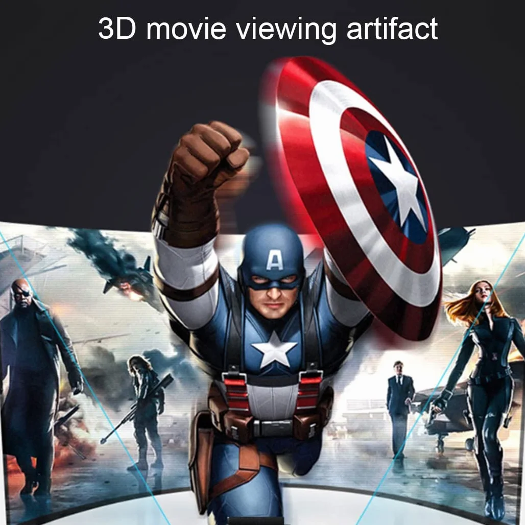 Okulary 3D, Virtual Reality, zestaw słuchawkowy, ochrona oczu, okulary VR do filmów 3D i gier, kontroler Bluetooth do iPhone 13 Pro Max/13 Pro/13/12/11, do Samsung Galaxy S21, Huawei, X. iaomi-Seria nie