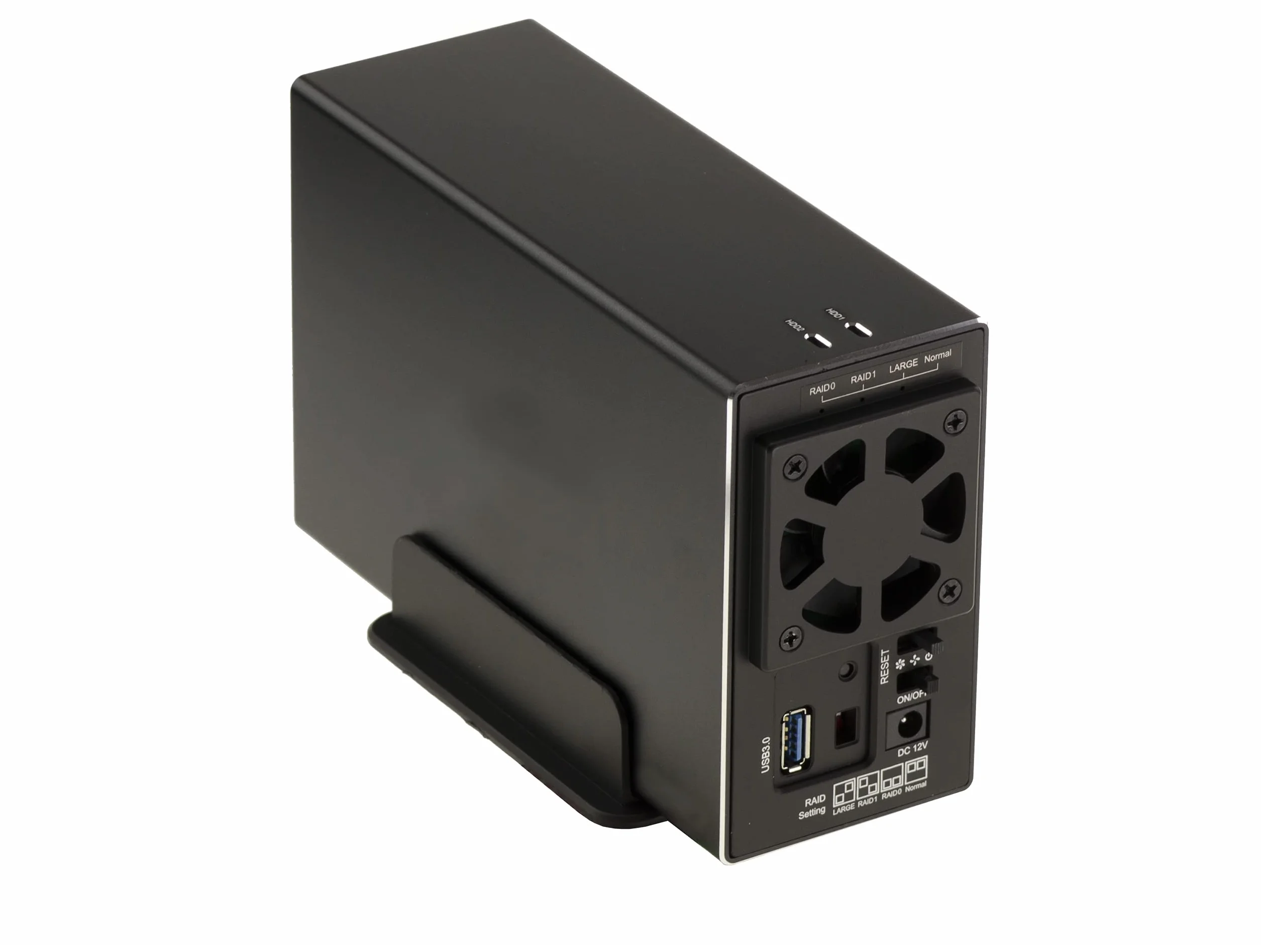 KALEA-INFORMATIQUE Obudowa USB 3.0 5G na 2 dyski twarde SATA z zasilaczem 50 W, pojemność 32 TB. Sprzętowy RAID 0 1 0+1