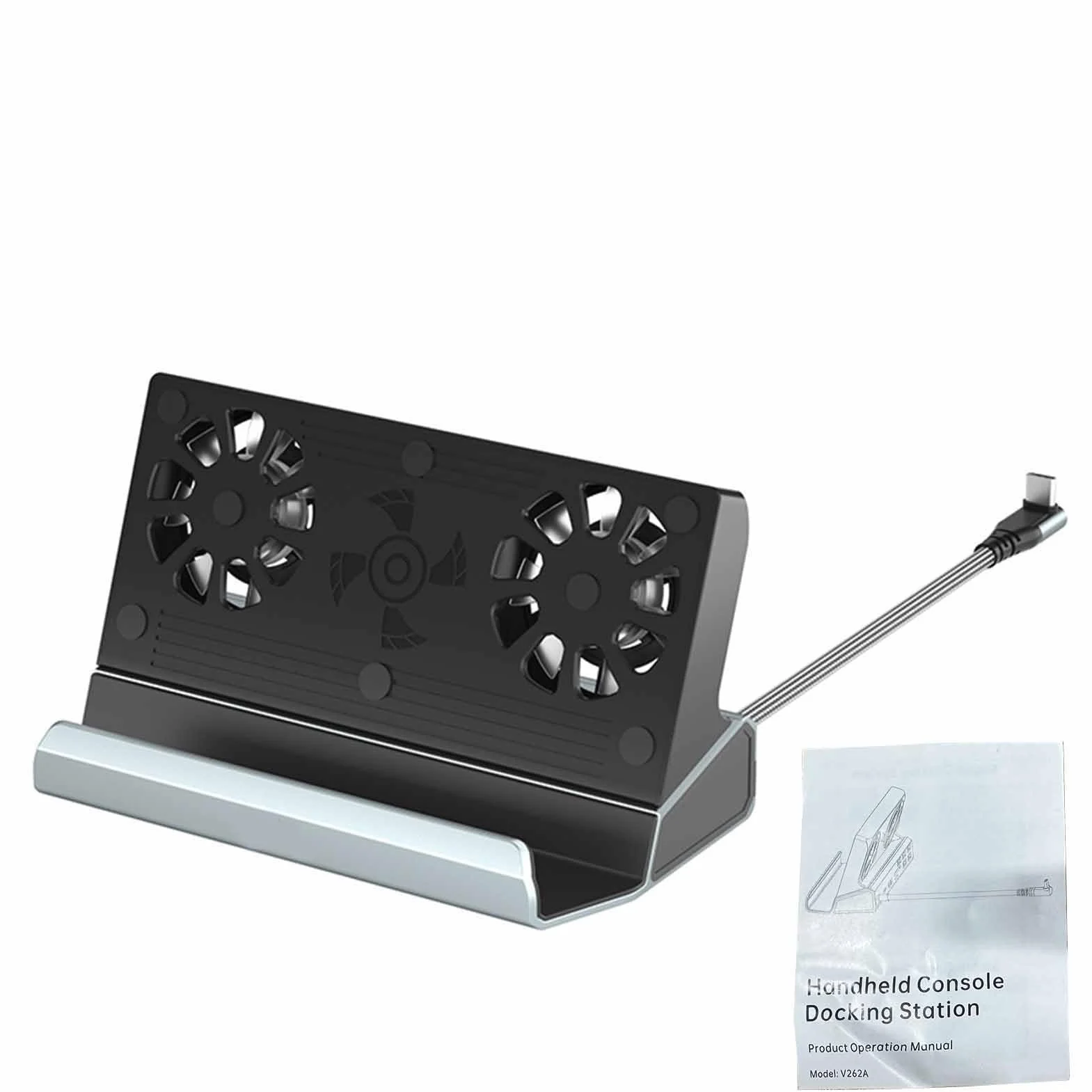 Stacja Dokująca Konsoli do Gier 10 W 1 Podwójne Wentylatory PD 3.0 100 W, USB 3.0 2.0 4K 60 Hz, Idealna do Serii X S