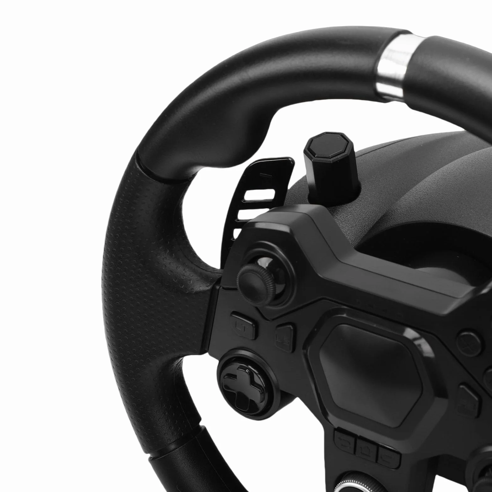 Kierownica do Gier do Switcha, PC i Androida — 11-calowa Kierownica Wyścigowa 270° z Pedałami, 7-poziomowa czułość, Joysticki i Zacisk