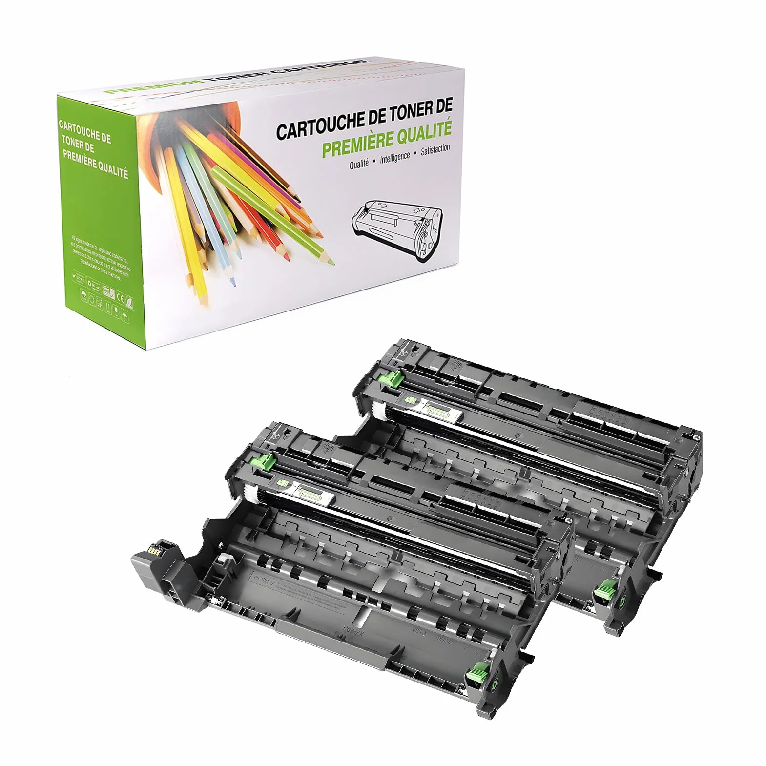 Kompatybilny zamiennik zespołu bębna dla Brother DR-2255 DR2255 do użytku z Brother HL-2240D 2250DN MFC-7360N 7460DN DCP-7055W 7065DN FAX-2490 2840 drukarką,(czarny-12000 stron),2 pack