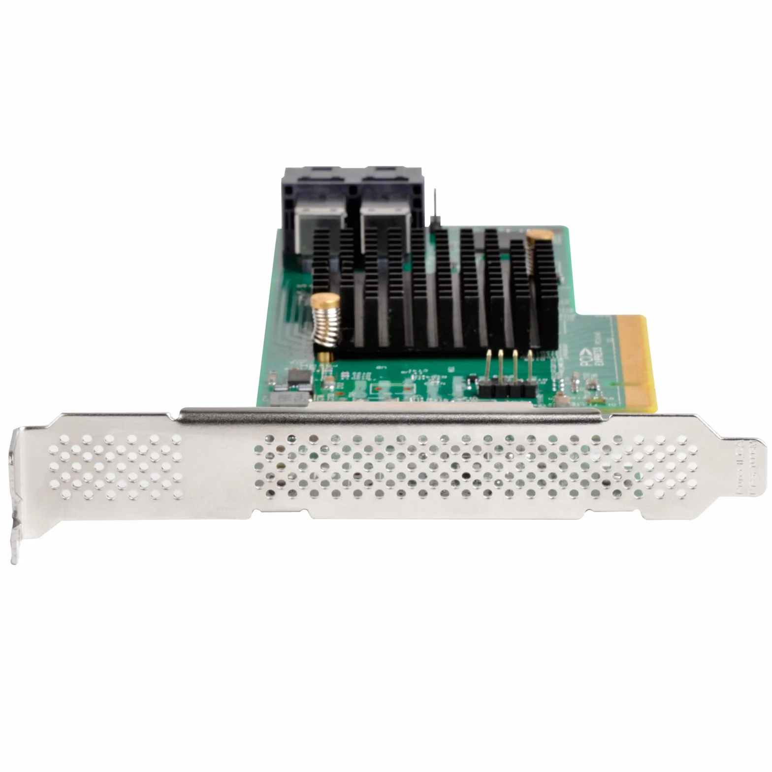 SilverStone SST-ECS05 – Serwerowa karta PCI-E Express Card Gen 3.0 x8 SAS (12 Gb/s) / SATA (6 Gb/s) kontroler portów LSISAS3008, obsługuje niskoprofilowy, RAID 0,1,1E, 10