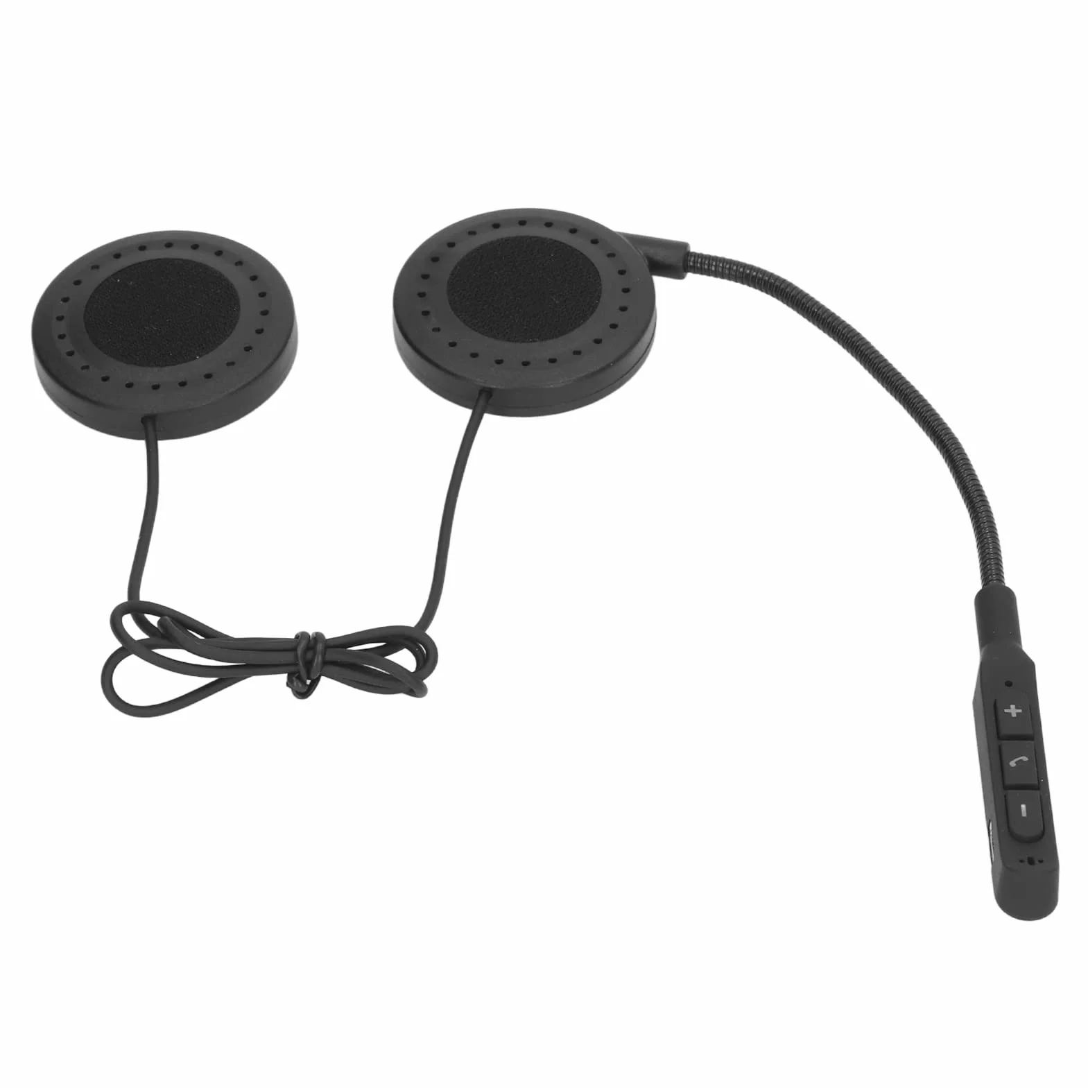 Zestaw Słuchawkowy Bluetooth do Kasku Motocyklowego, Wodoodporny Zestaw Głośnomówiący Muzyka Sterowanie Połączeniami Bluetooth 5.0