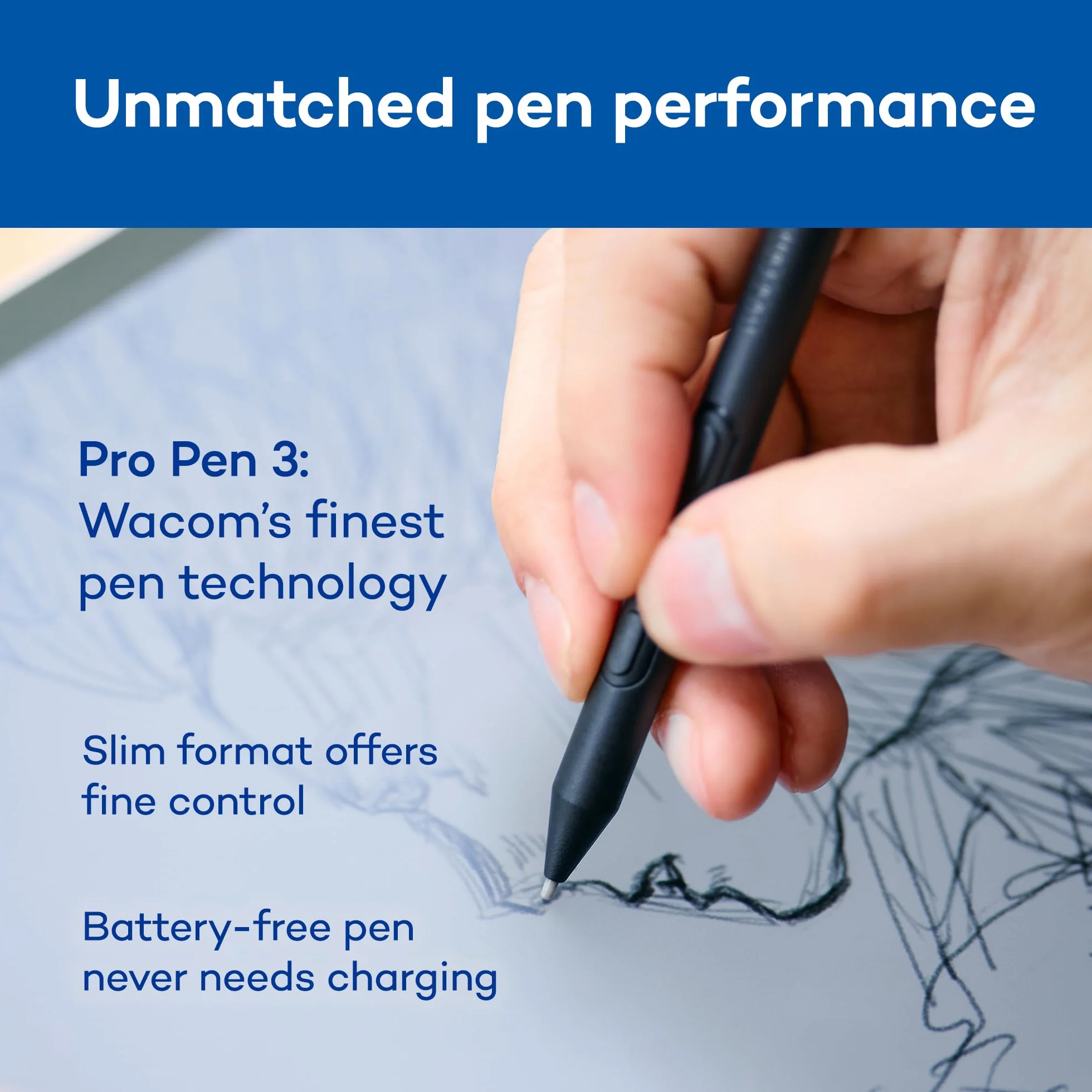 Wacom MovinkPad Pro 14 Tablet do rysowania – odczucie długopisu na papierze z ekranem OLED dla prawdziwej czerni, wyjątkowy kontrast, szybka reakcja, szkło teksturowane premium, bardzo precyzyjny