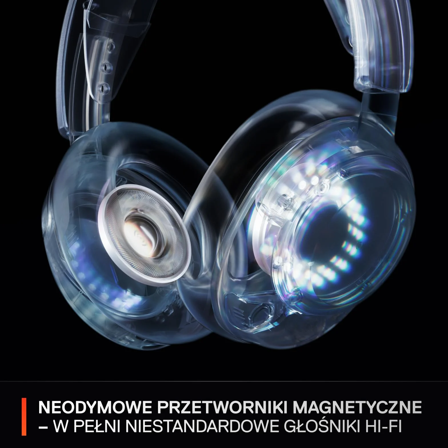 SteelSeries Arctis Nova 5P - Słuchawki wi-fi do gier - Neodymowe przetworniki magnetyczne - Ponad 100 ustawień wstępnych dźwięku - 60 godz baterii - 2,4 GHz lub BT - Mik. Gen2.X – PS5, PS4, PC,mobile