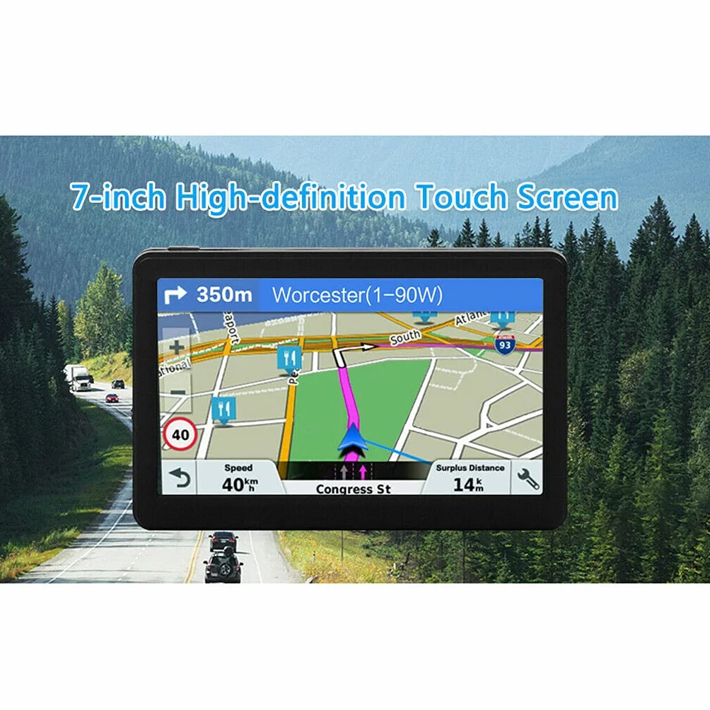 7 "HD 8 GB Ekran Dotykowy Samochód i Ciężarówka Nawigacja GPS Nawigacja GPS Darmowa Mapa
