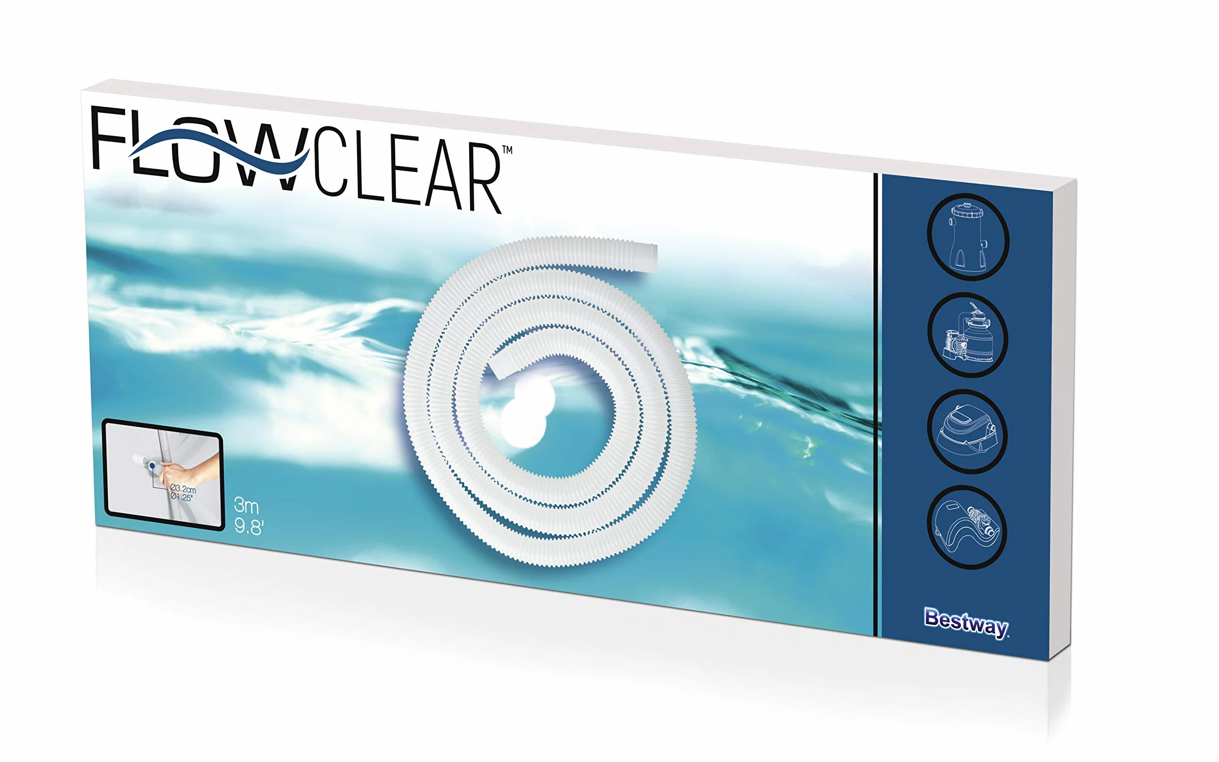 Flowclear wąż basenowy 32 mm 300 cm