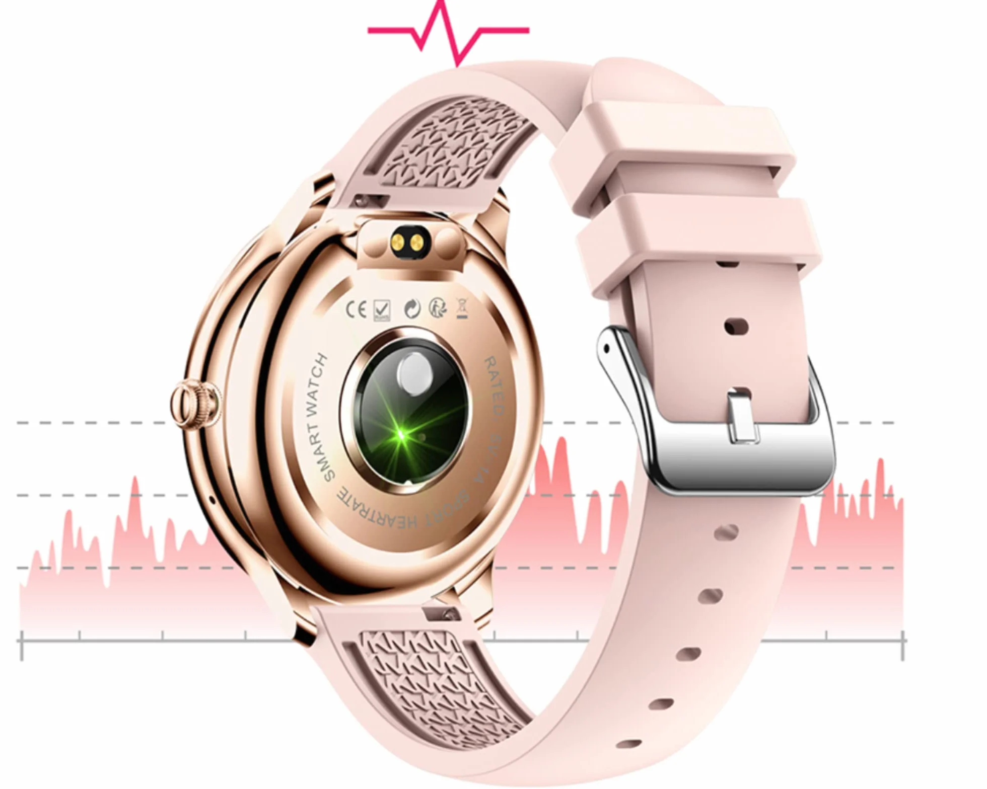XWATCH Lady Pro, damski smartwatch połączenia, SMS, sport i zdrowie, dziecko, autonomia 7 dni... (czarna bransoletka mediolańska)