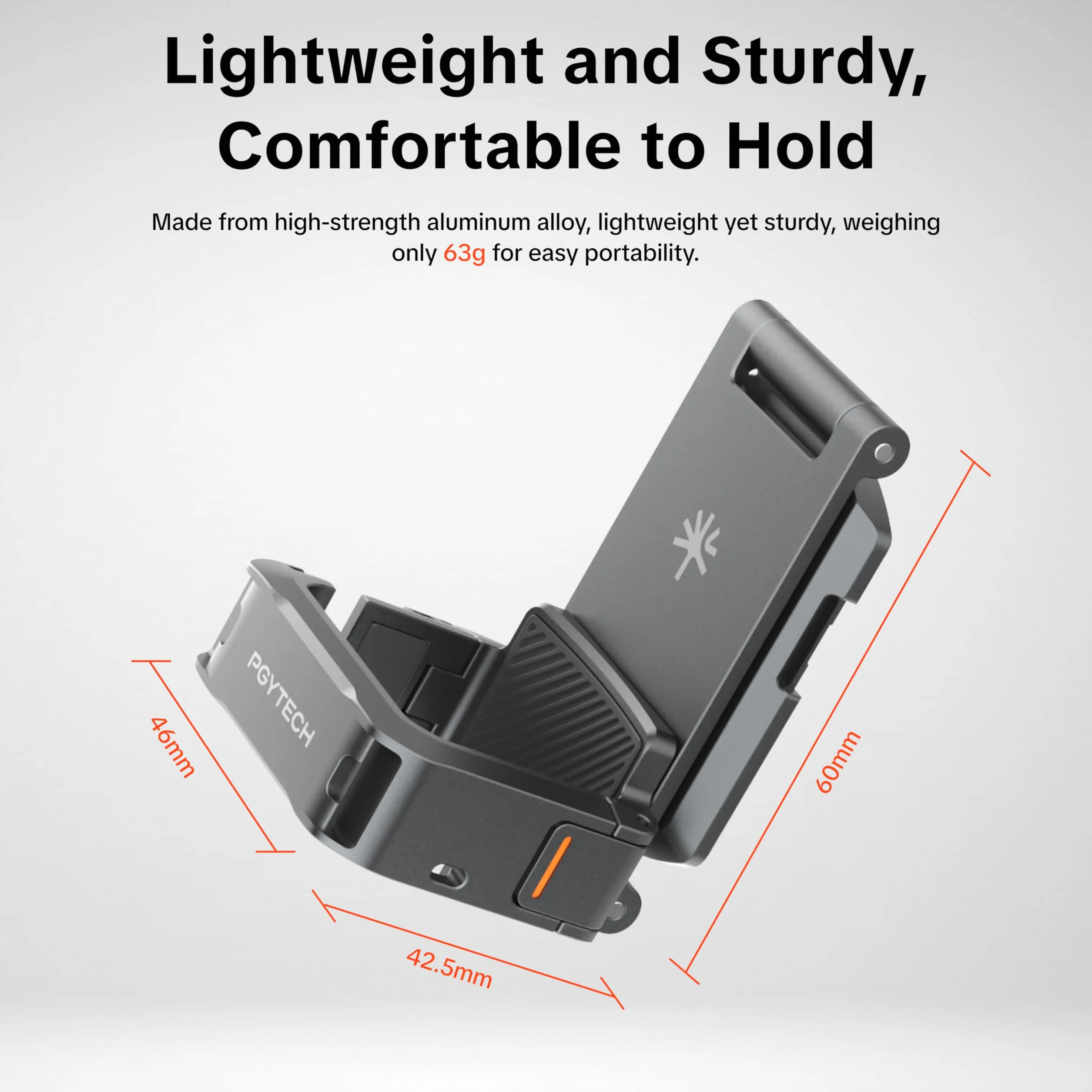 PGYTECH Klatka do Dji Osmo Pocket 3/4/4P/Xtra Muse, Ramka Rozszerzająca | Trwały Stop Aluminium, Szybkie Mocowanie Magnetyczne, Mocowanie Zimna Stopka i 1/4, Lekka Obudowa Ochronna