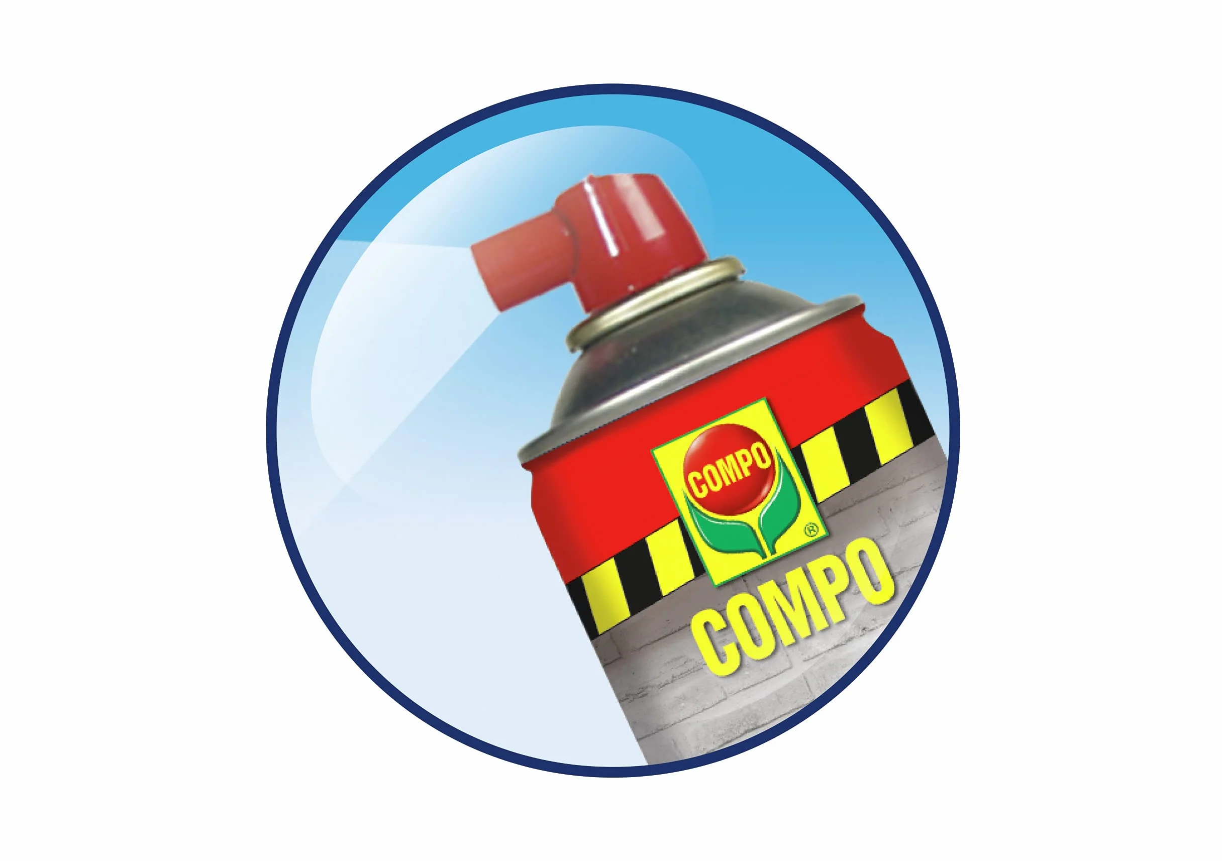 Compo Power Spray 17335 Spray do Zwalczania Gniazd Os, 500 ml