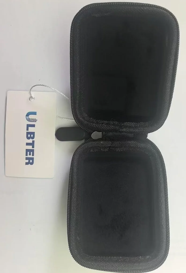 Mała torba do GoPro Hero9 Hero8, ULBTER torba do noszenia na Go Pro Hero 9 8 pokrowiec ochronny akcesoria i osłona obiektywu [1+2 sztuki] -czarna, 6,5 x 9,0 x 5,0 cm