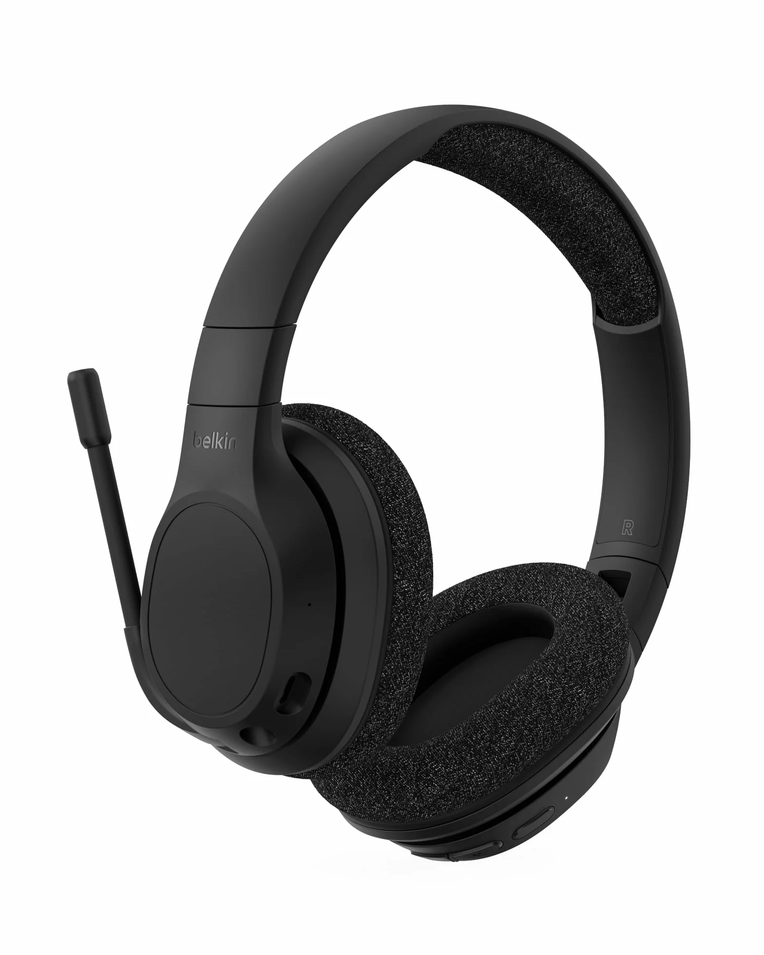 Belkin SoundForm Adapt Bezprzewodowe Słuchawki Nauszne, Mikrofon – Czarne