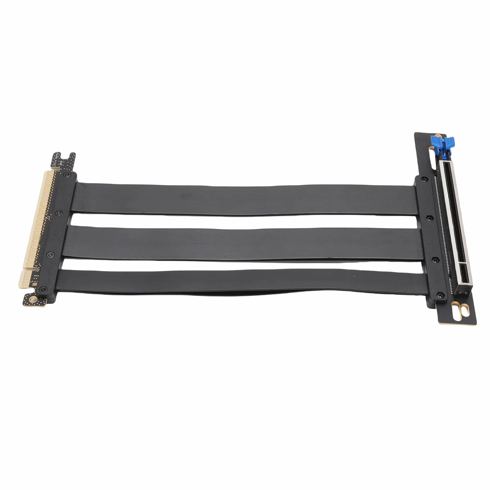 aqxreight Kabel Nośny Karty Graficznej PCIE 5.0, Przedłużacz 16X Gen 5 dla Kart Graficznych RTX 4090 i Nowej Generacji, przepustowość 128 GB/s, Płaska Konstrukcja z Ekranowaniem EMI dla Komputerów
