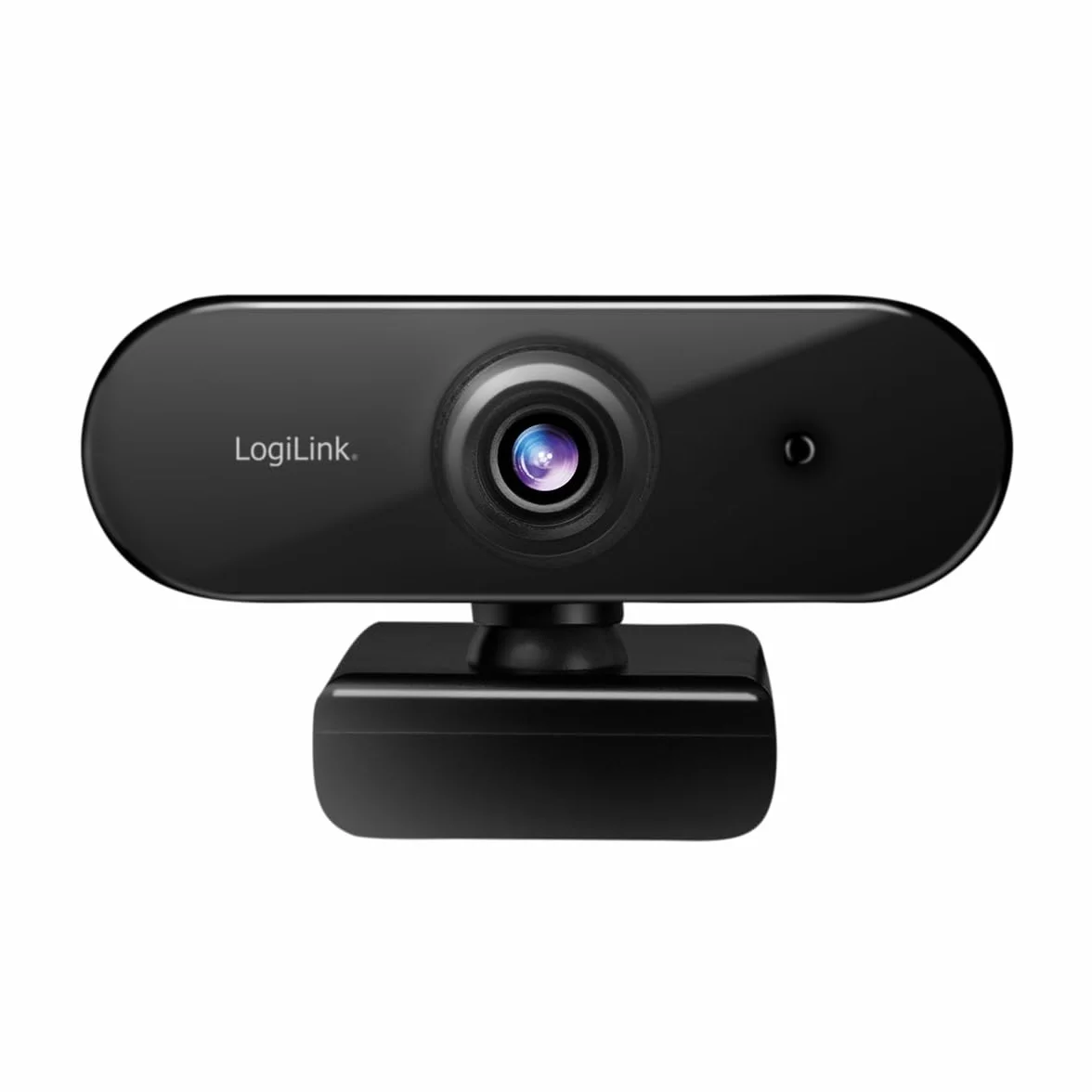 LogiLink UA0371 - Pro kamera internetowa Full HD USB z mikrofonem do wyraźnych rozmów wideo przez Skype/Google Meet/FaceTime/FB Messenger/itp.